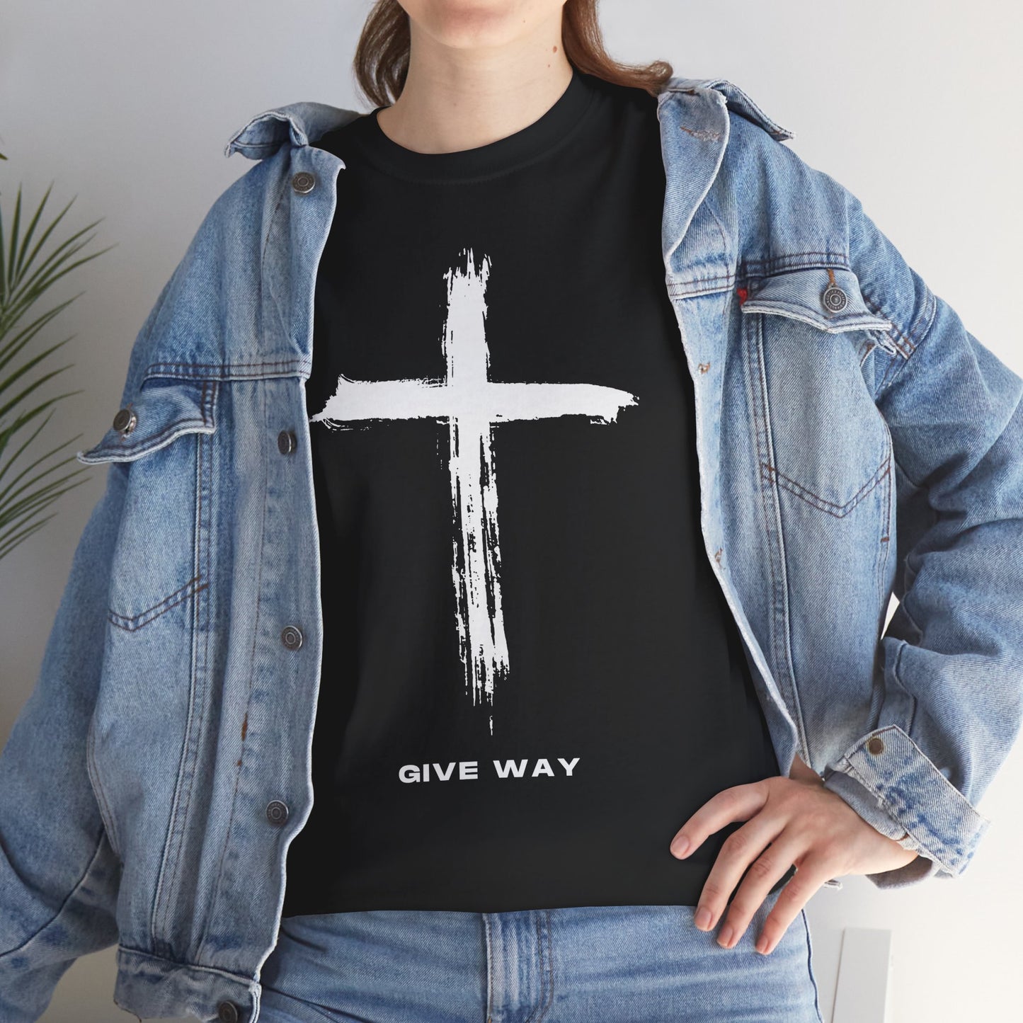 Give way - Unisex Heavy Cotton Tee