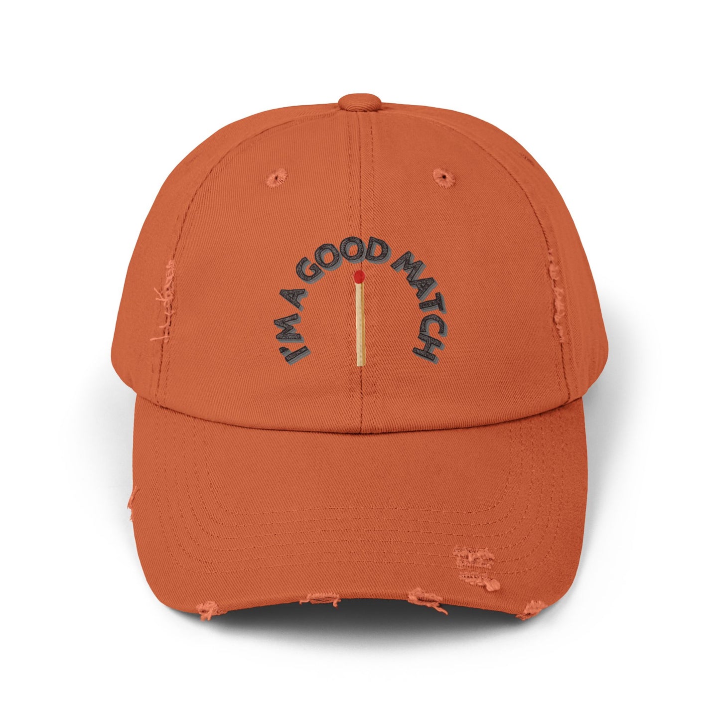GOOD MATCH - Unisex Distressed Cap