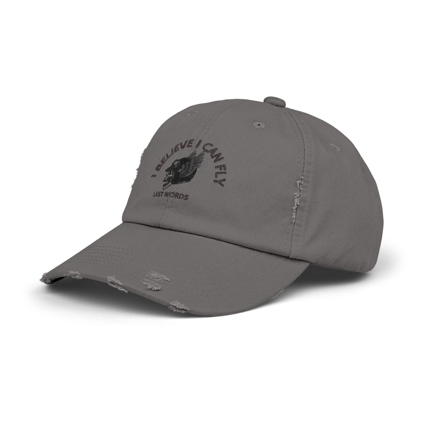 LAST WORDS - Unisex Distressed Cap
