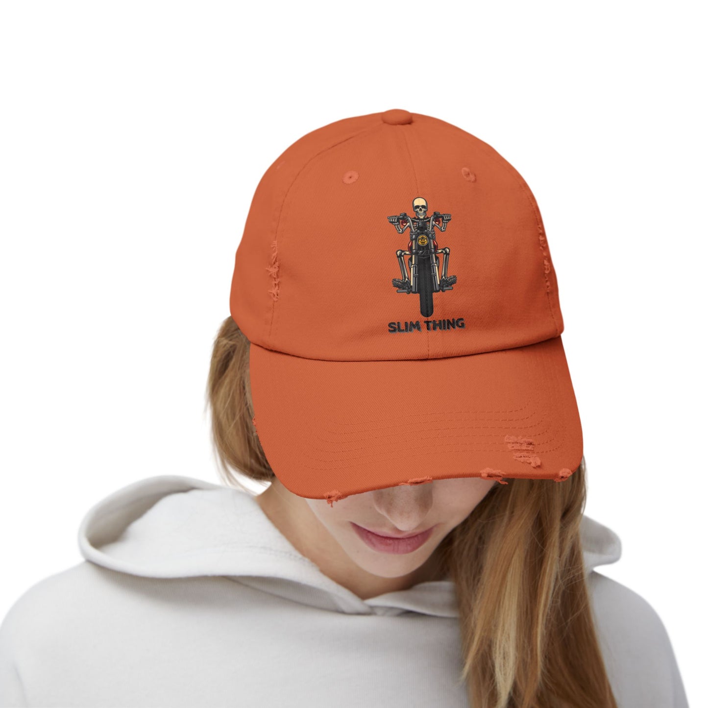 SLIM THING - Unisex Distressed Cap