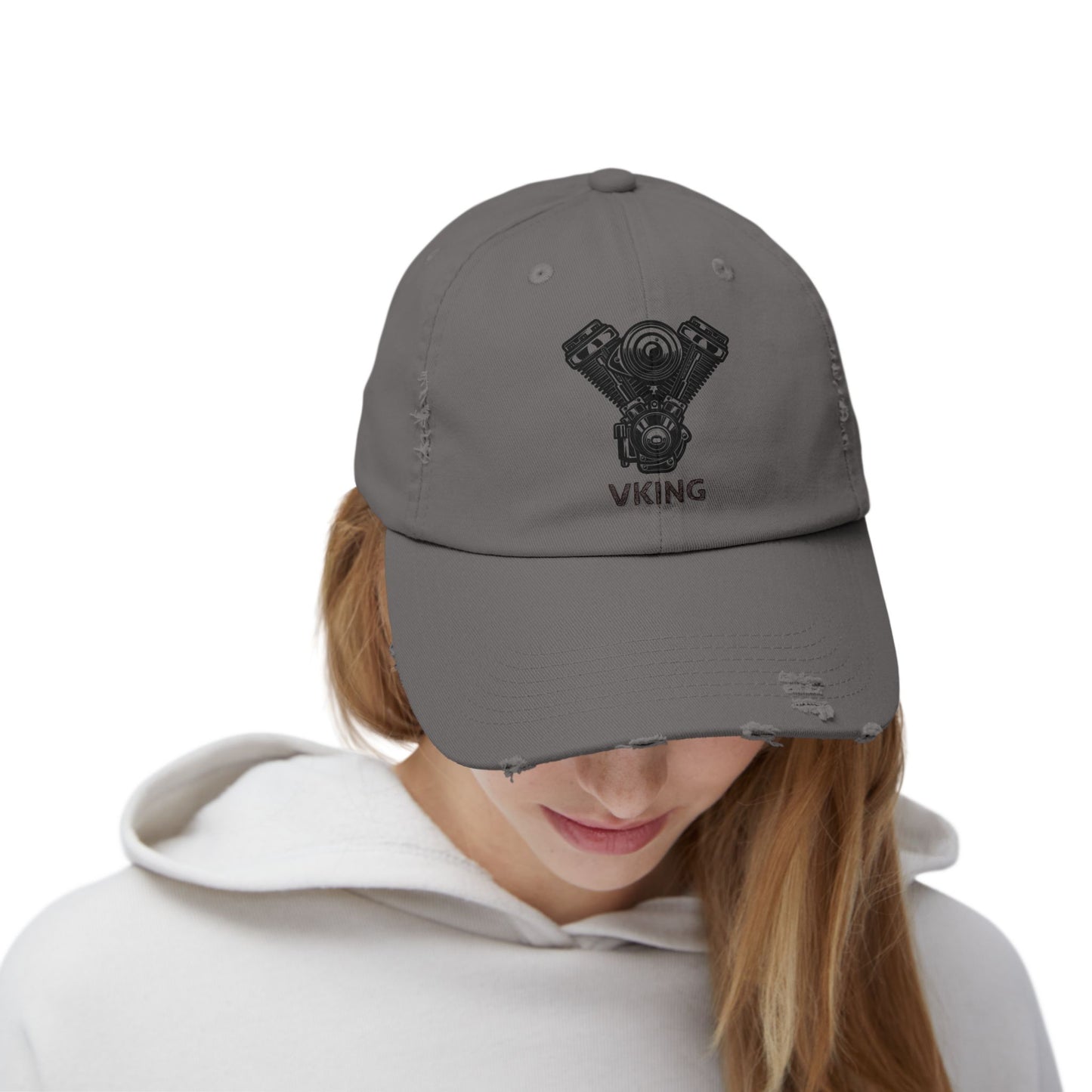 VKING - Unisex Distressed Cap