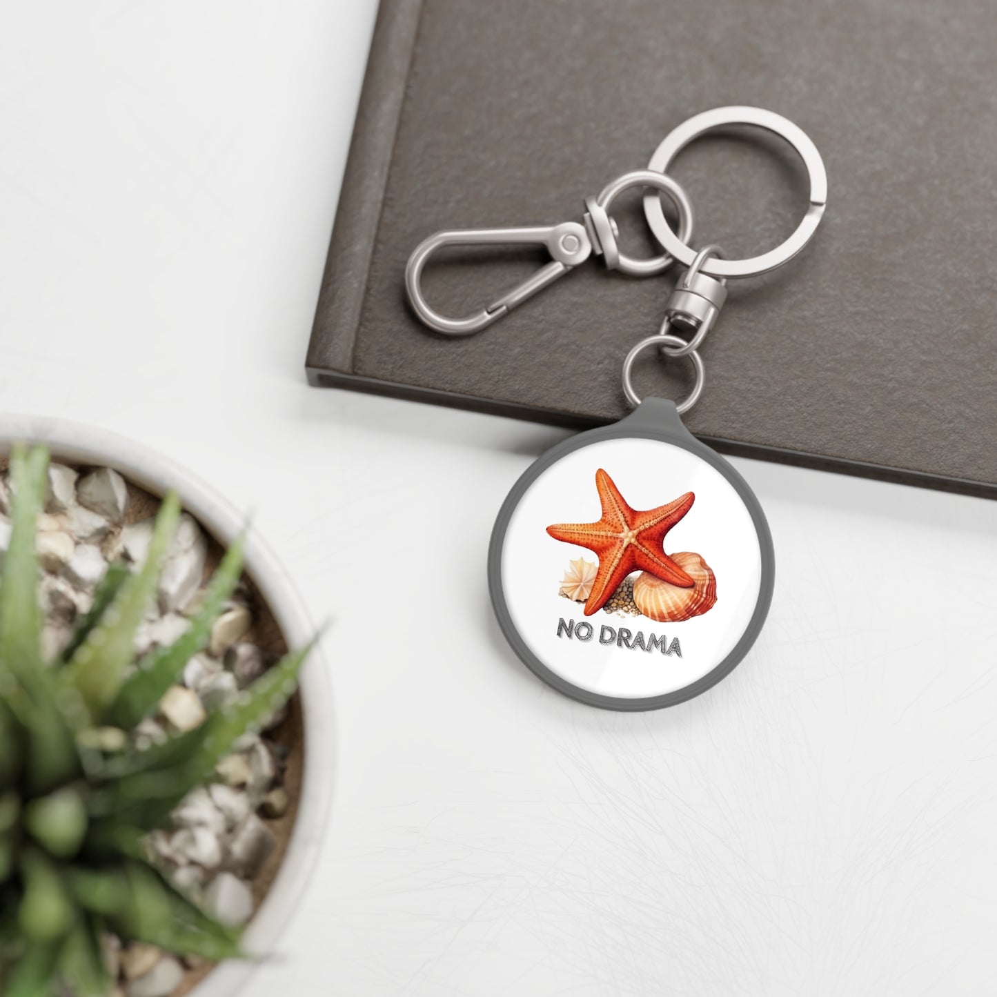 NO DRAMA - Keyring Tag