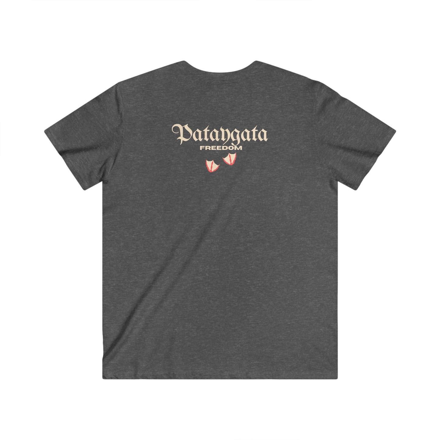 PATAYGATA - Men's Fitted V-Neck Short Sleeve Tee