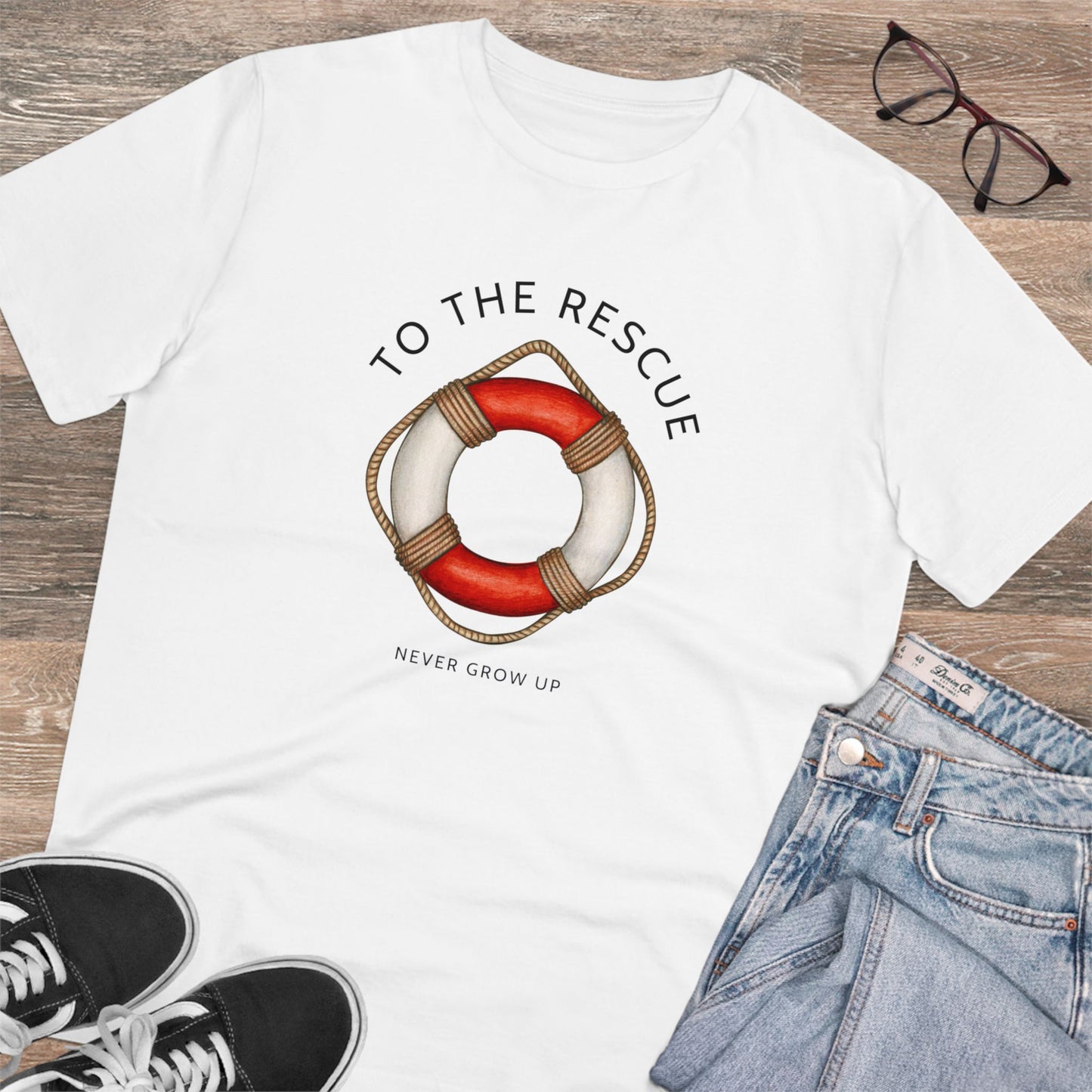 TO THE RESCUE - Organic T-shirt - Unisex