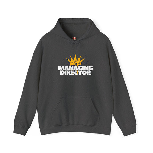Managing Director Crown Hoodie — Leadership Sweatshirt for Bosses & Executives