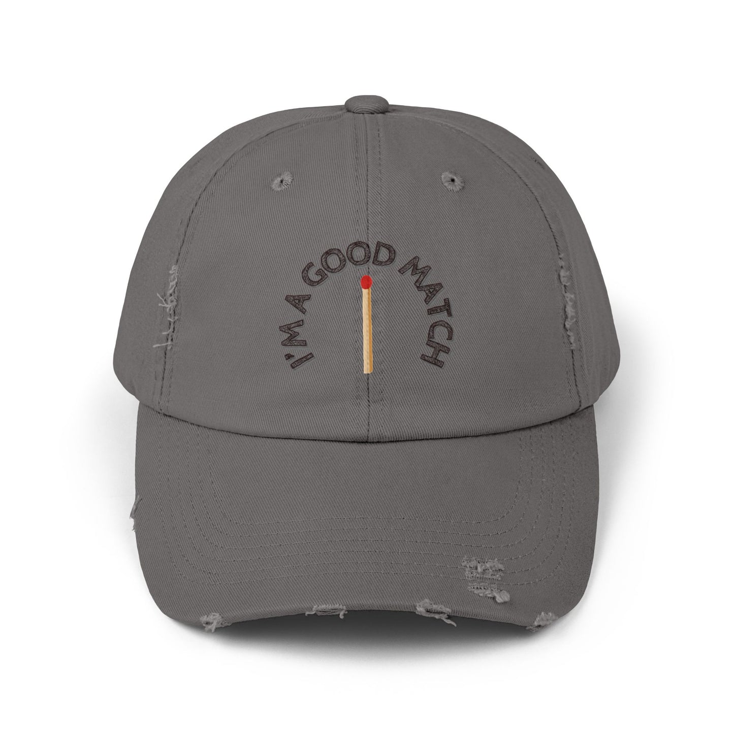 GOOD MATCH - Unisex Distressed Cap