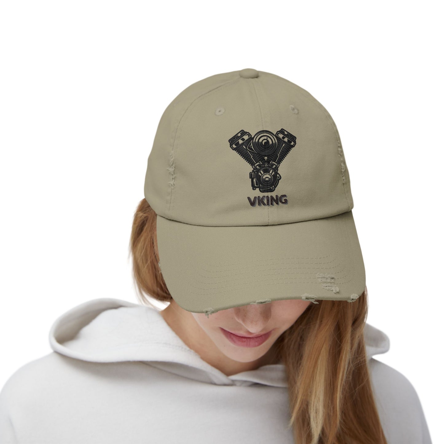 VKING - Unisex Distressed Cap