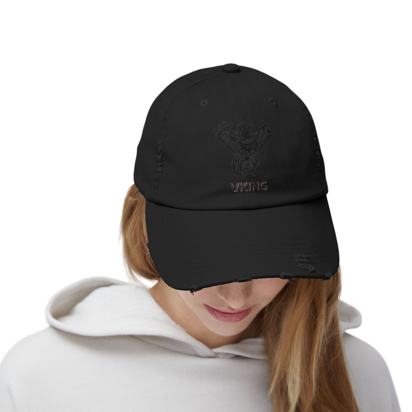 VKING - Unisex Distressed Cap
