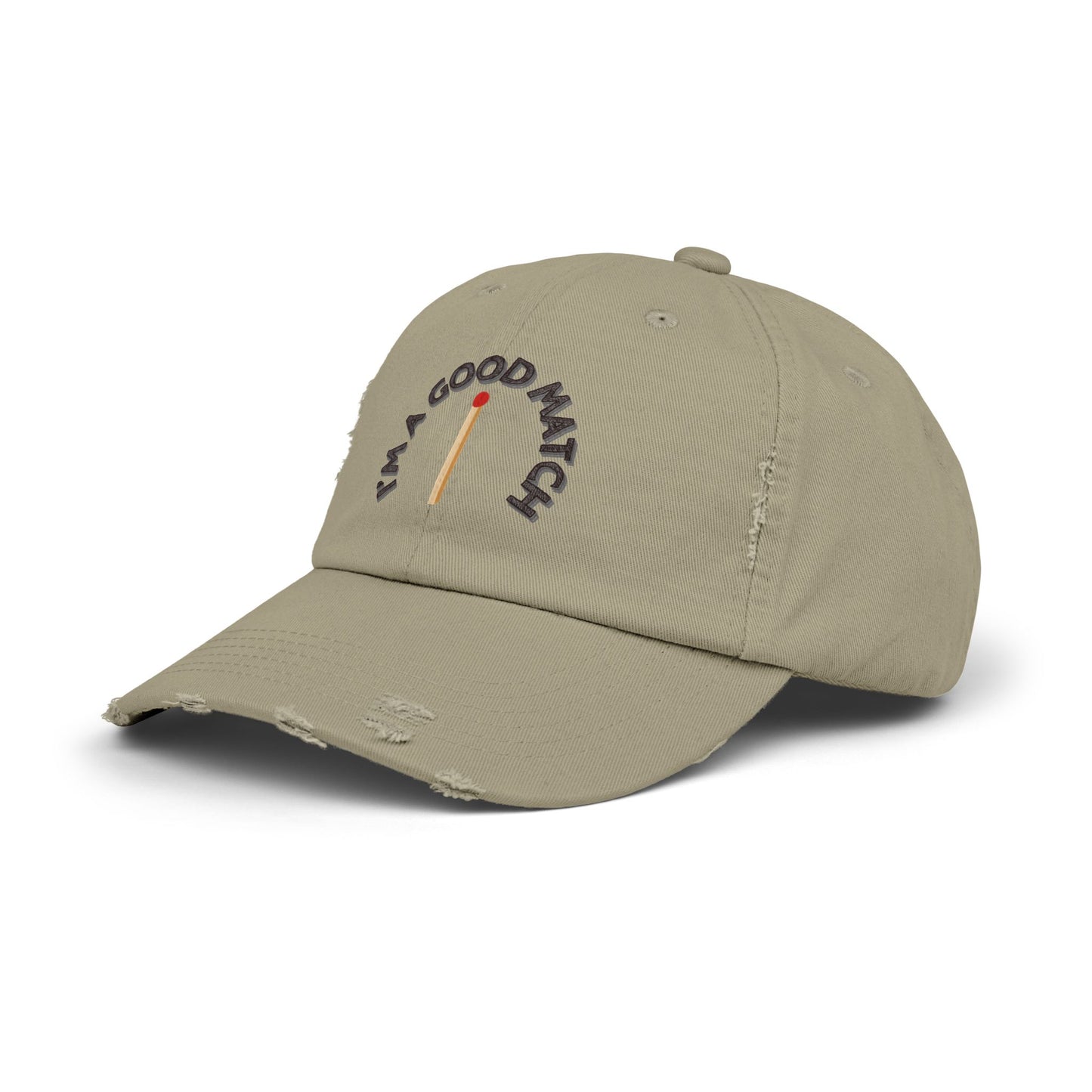 GOOD MATCH - Unisex Distressed Cap