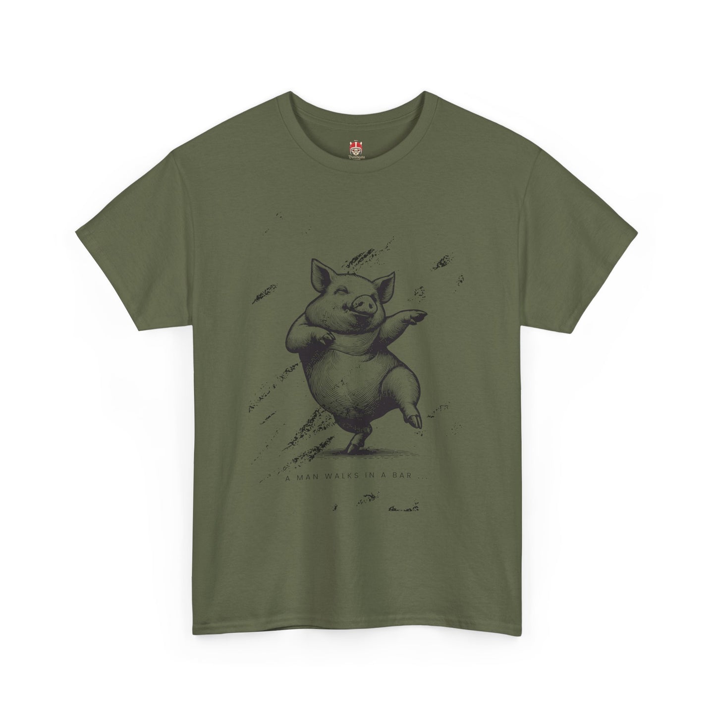 A man walks - Unisex Heavy Cotton Tee