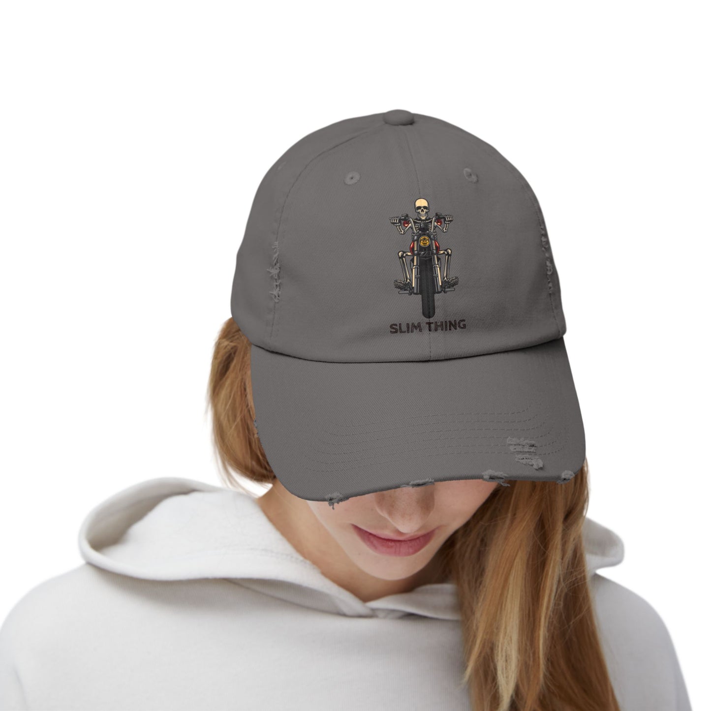 SLIM THING - Unisex Distressed Cap