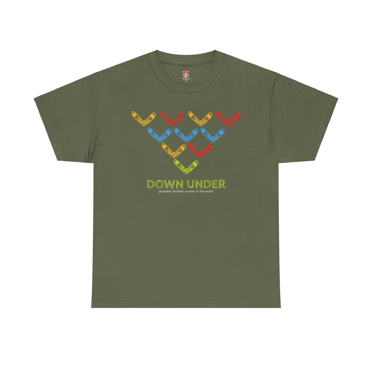 DOWN UNDER - Unisex Heavy Cotton Tee