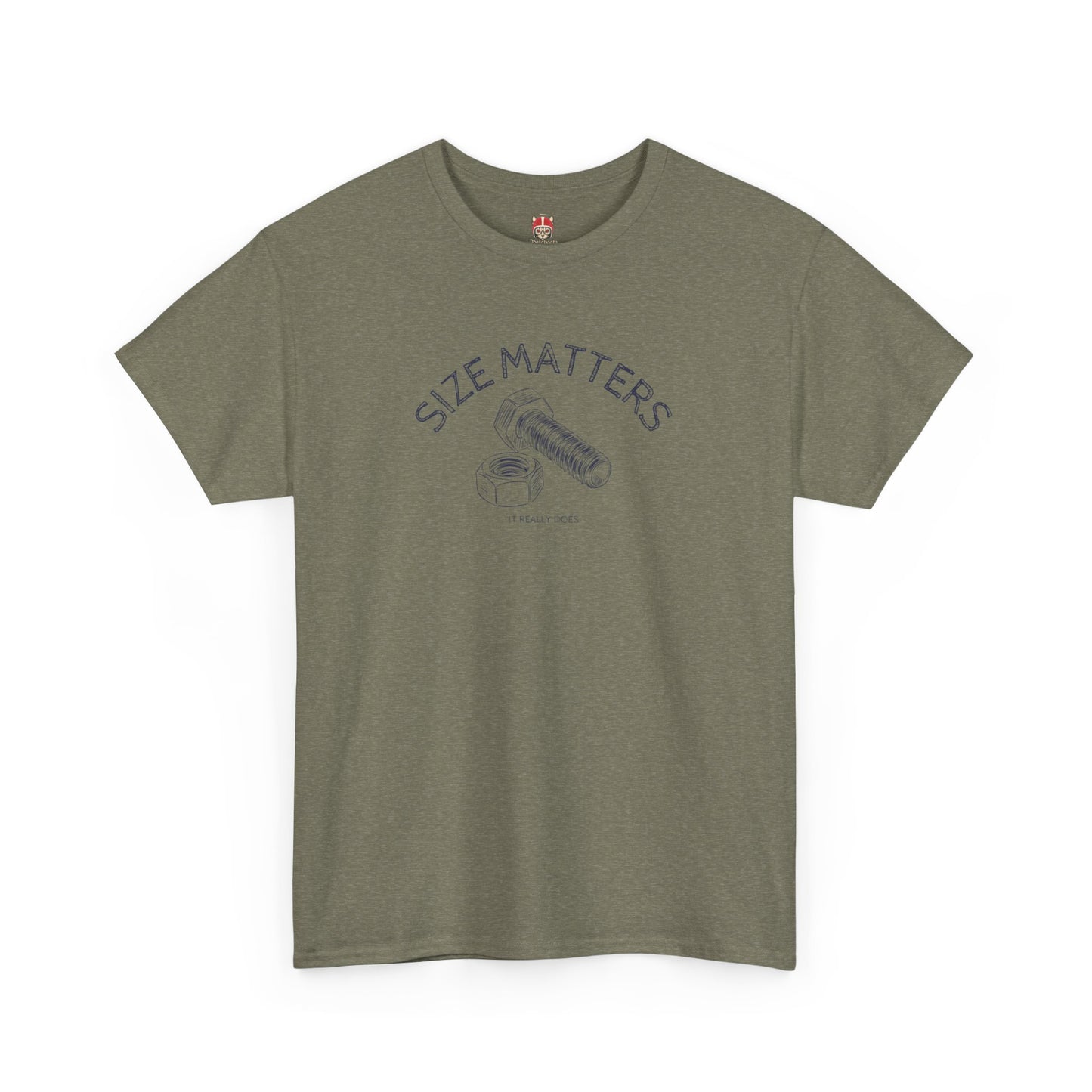 SIZE MATTERS - Unisex Heavy Cotton Tee