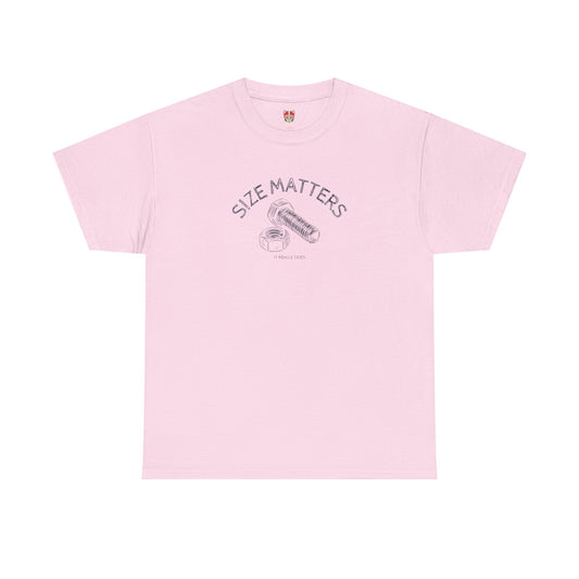 SIZE MATTERS - Unisex Heavy Cotton Tee