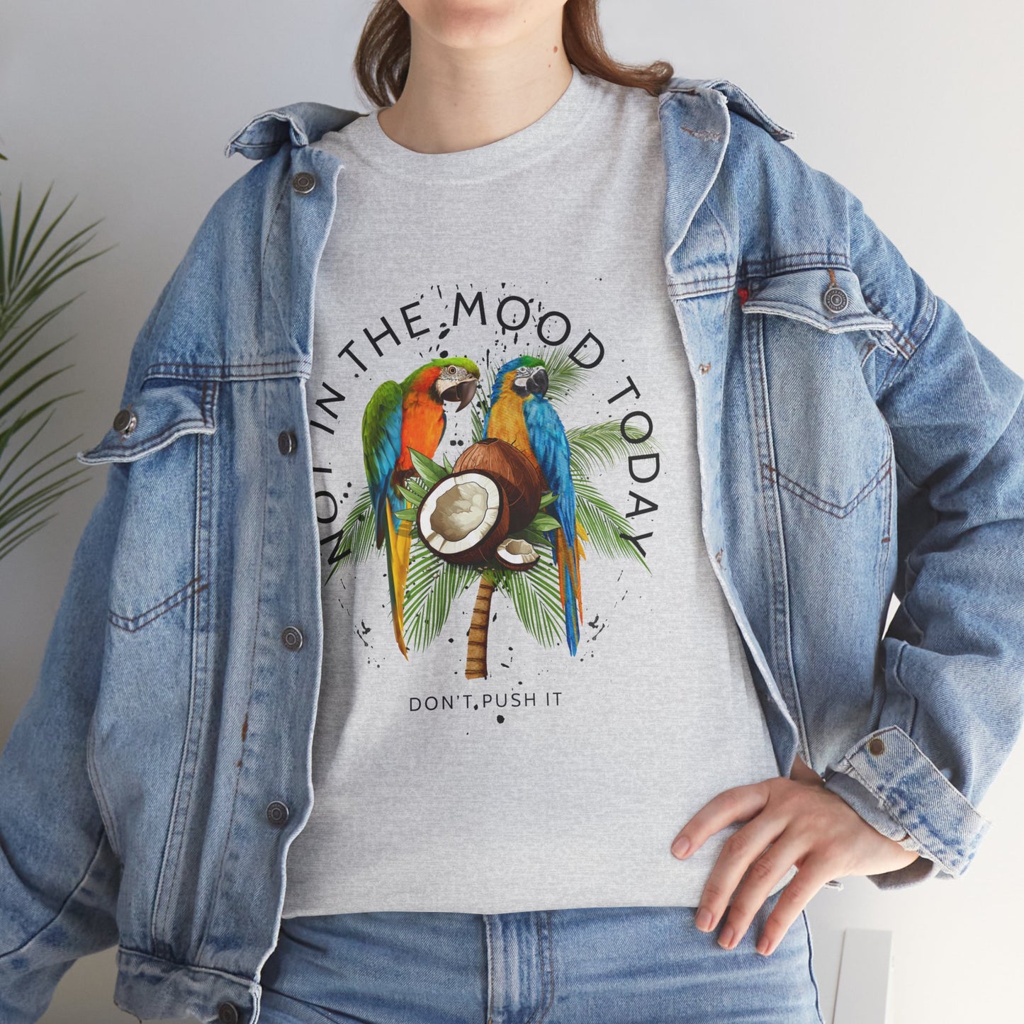 Not in the mood - Unisex Heavy Cotton Tee