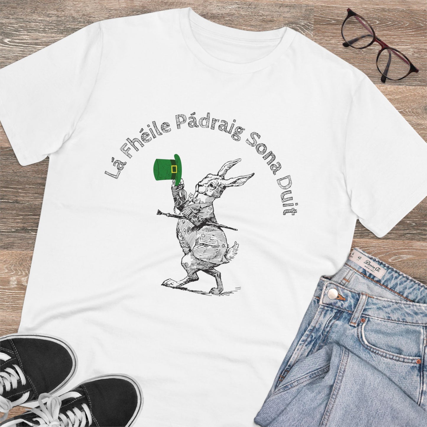 Happy St. Patrick's day - Organic T-shirt - Unisex