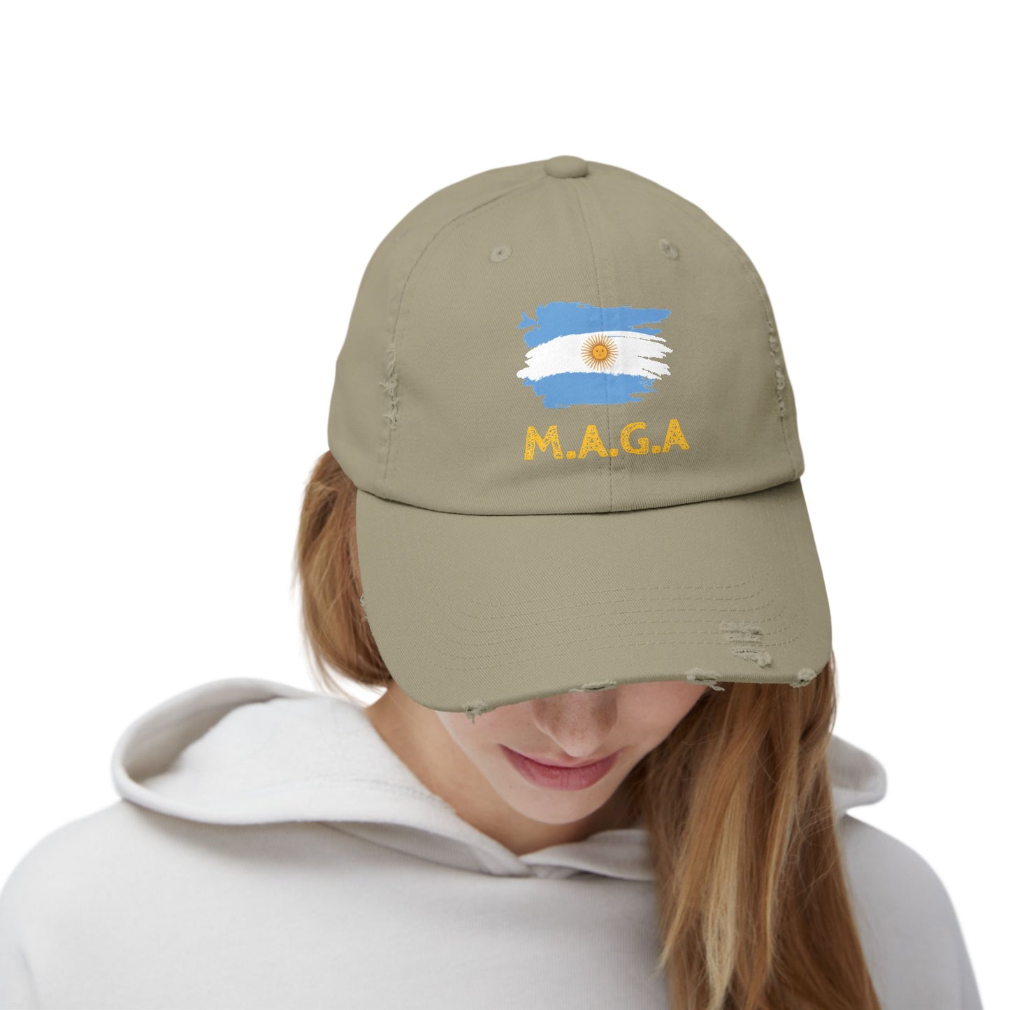 MAGA - Unisex Distressed Cap