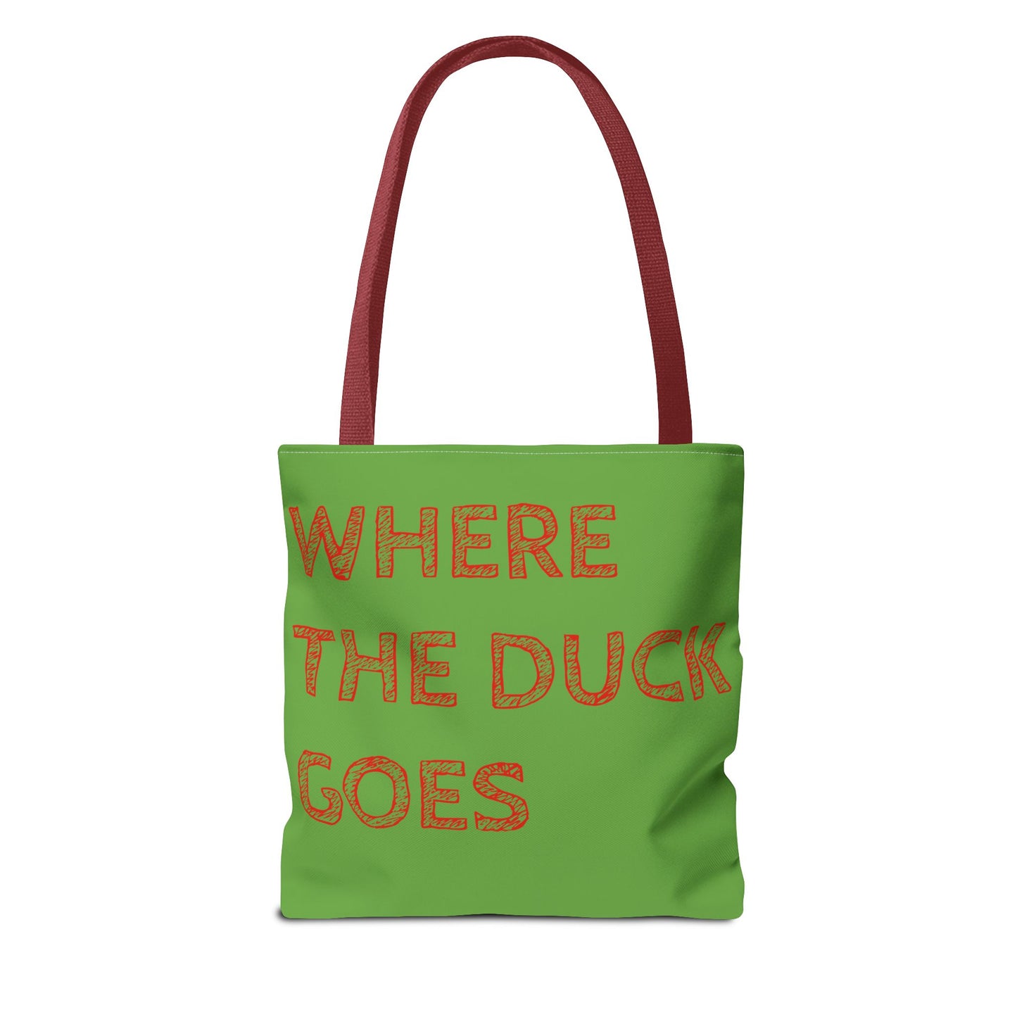 WHERE THE DUCK GOES - Tote Bag (AOP)