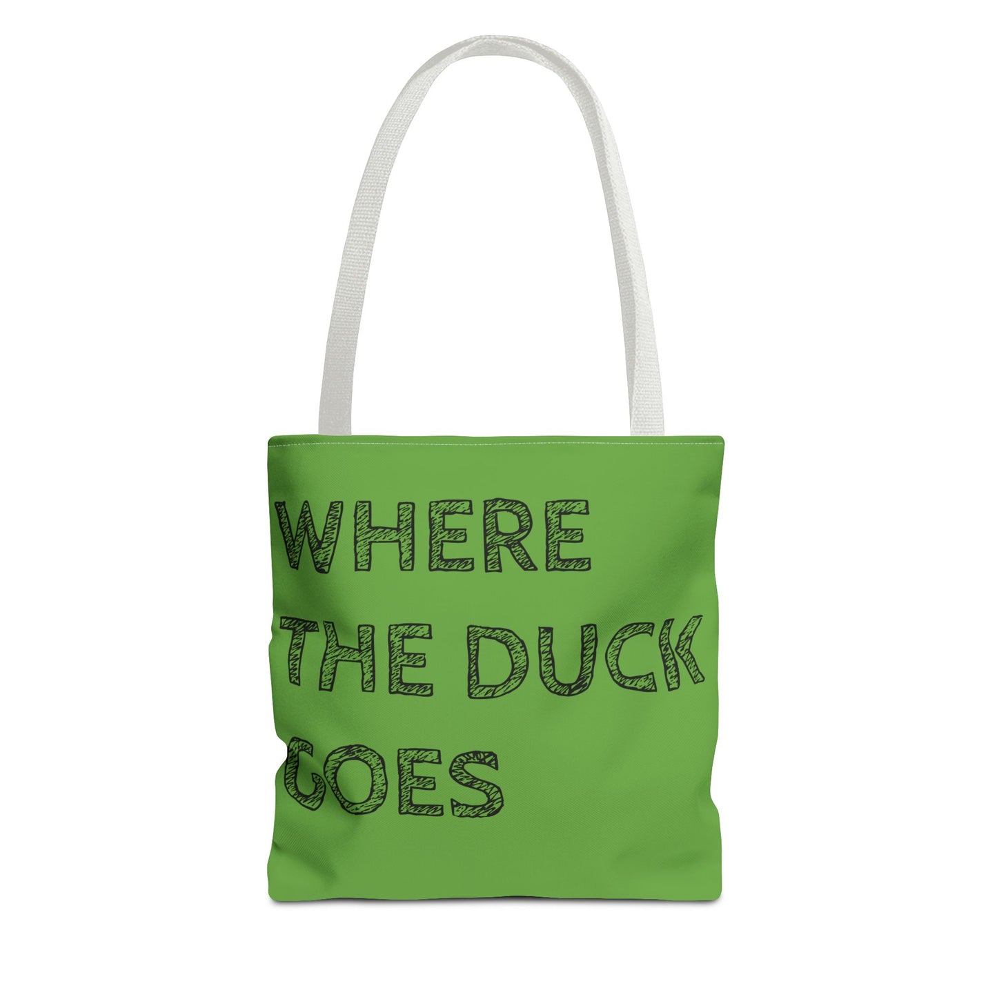 WHERE THE DUCK GOES - Tote Bag (AOP)