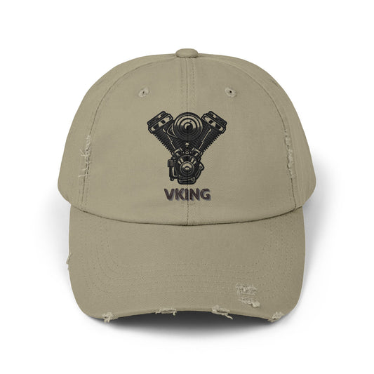 VKING  - Unisex Distressed Cap