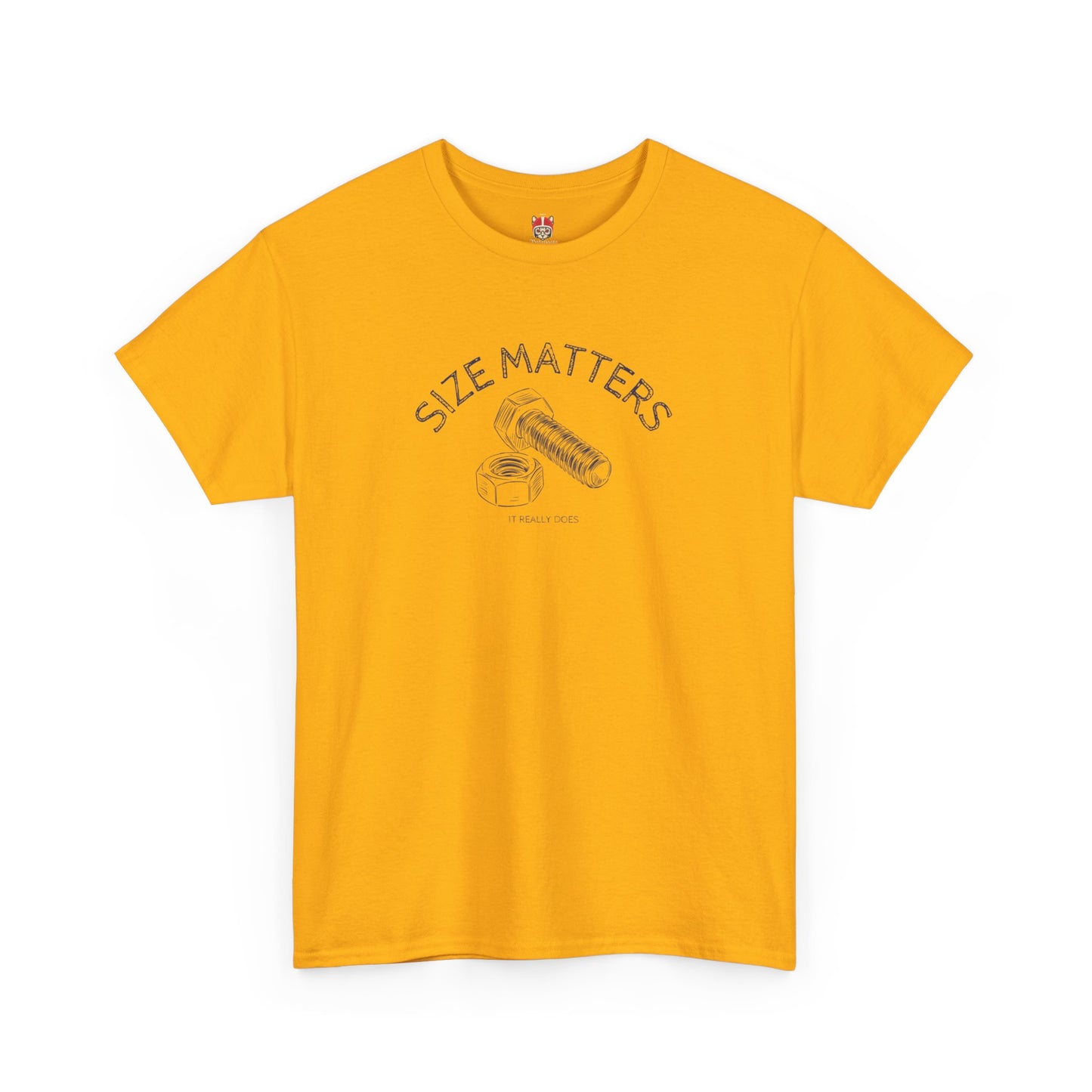 SIZE MATTERS - Unisex Heavy Cotton Tee