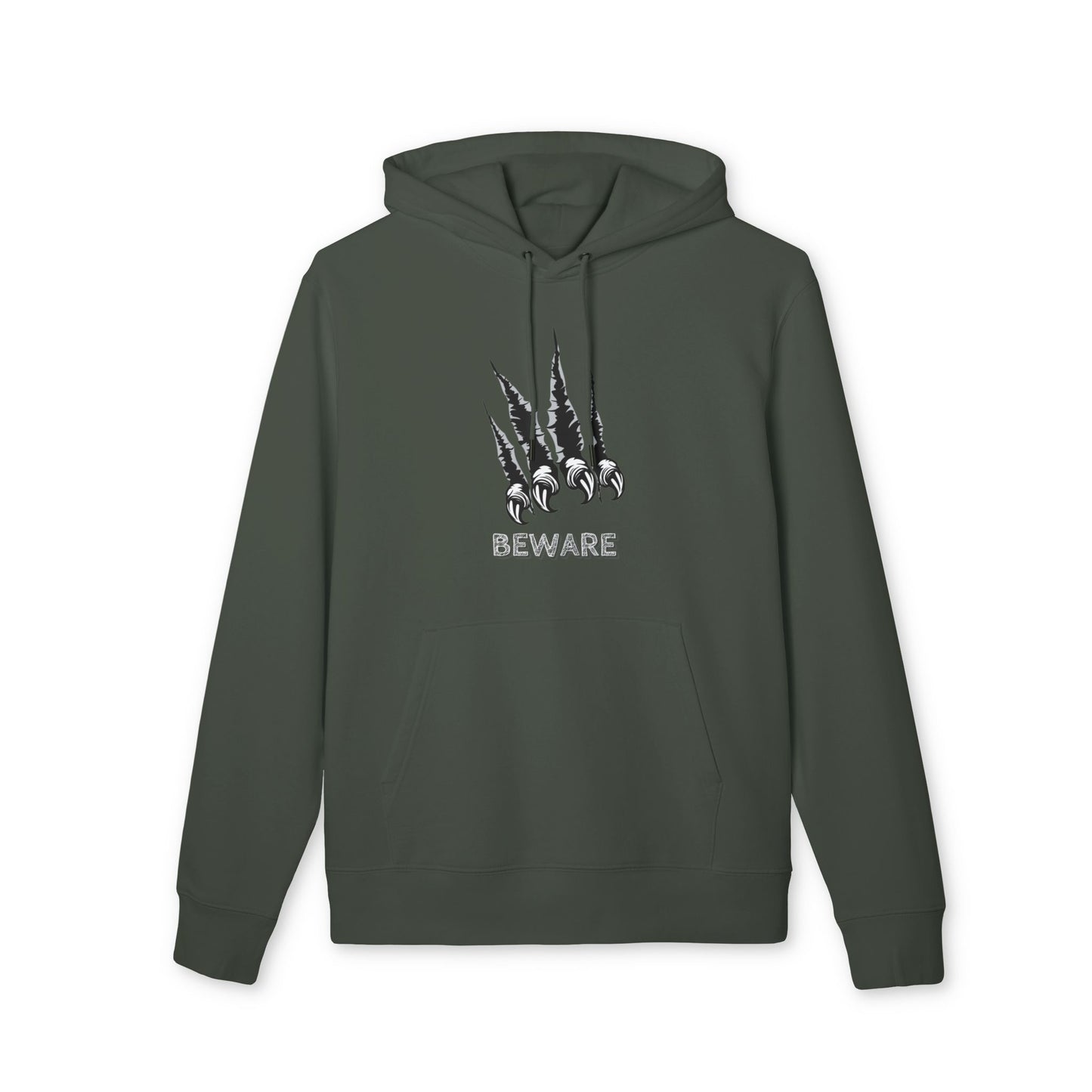 Beware Claw Design Unisex Hoodie - Perfect for Halloween and Everyday Wear