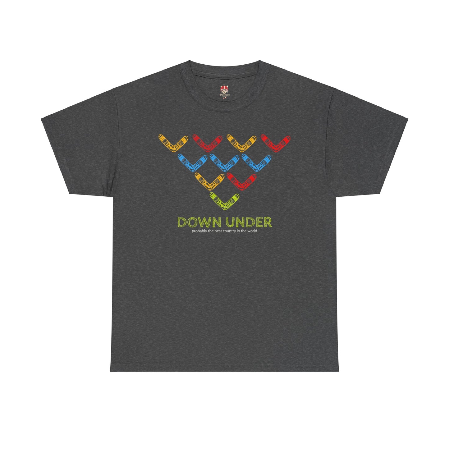 DOWN UNDER - Unisex Heavy Cotton Tee