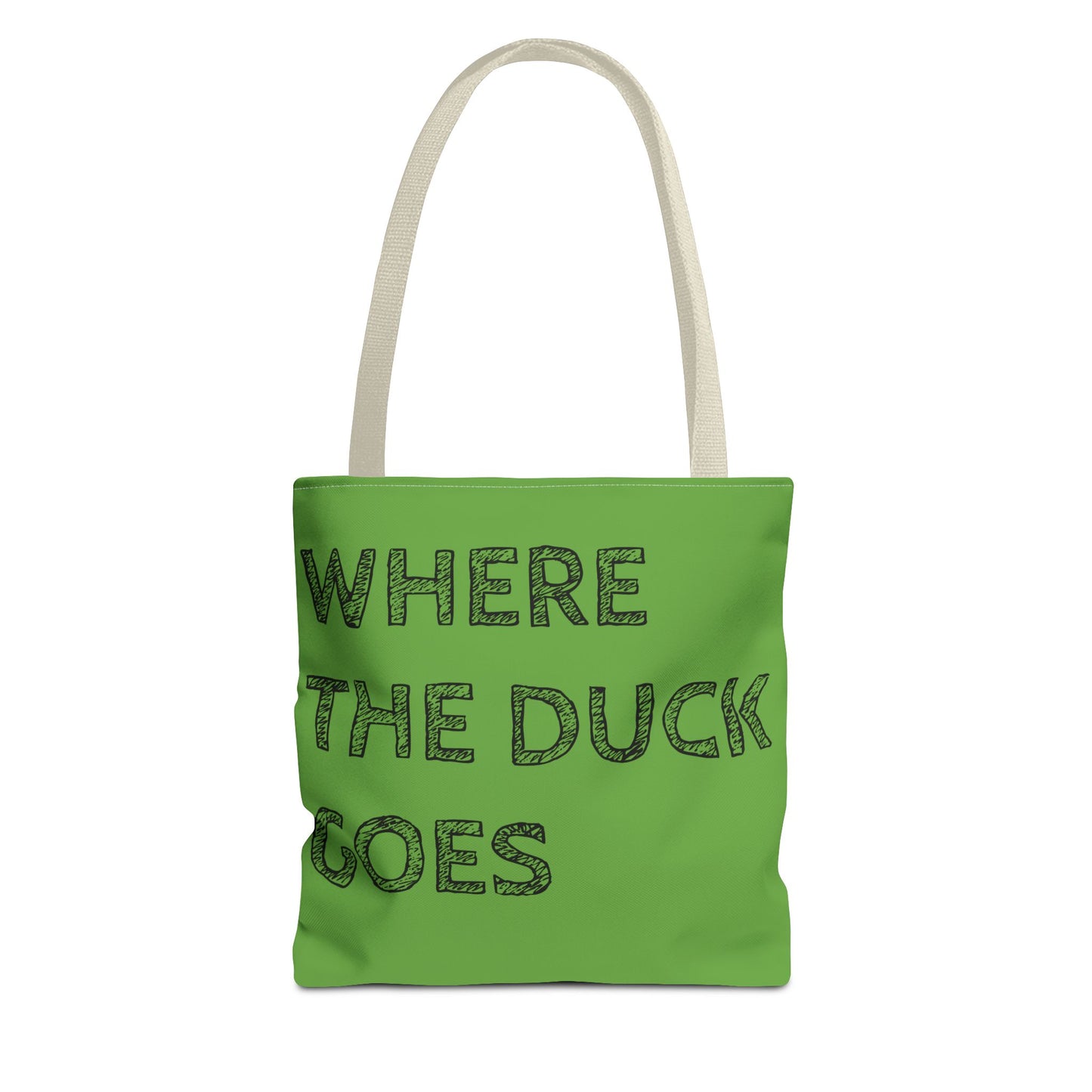 WHERE THE DUCK GOES - Tote Bag (AOP)