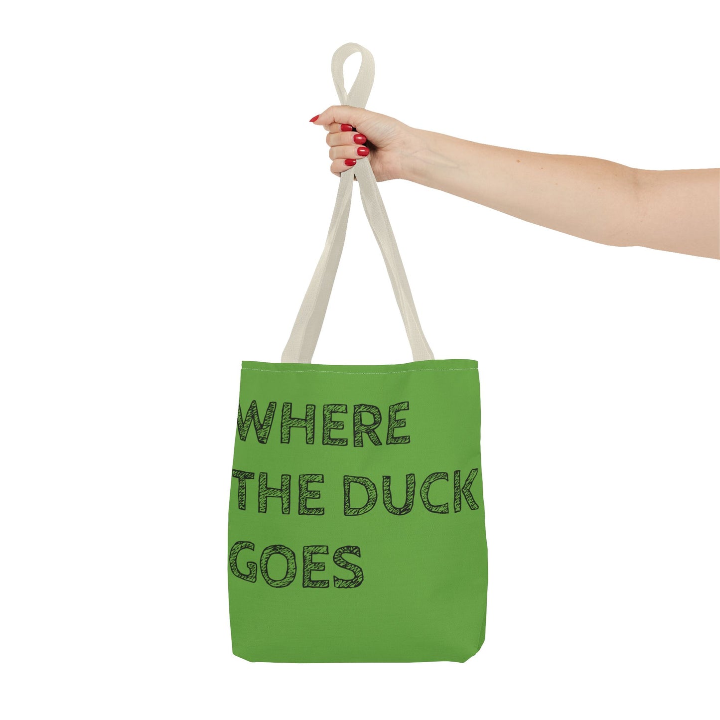 WHERE THE DUCK GOES - Tote Bag (AOP)