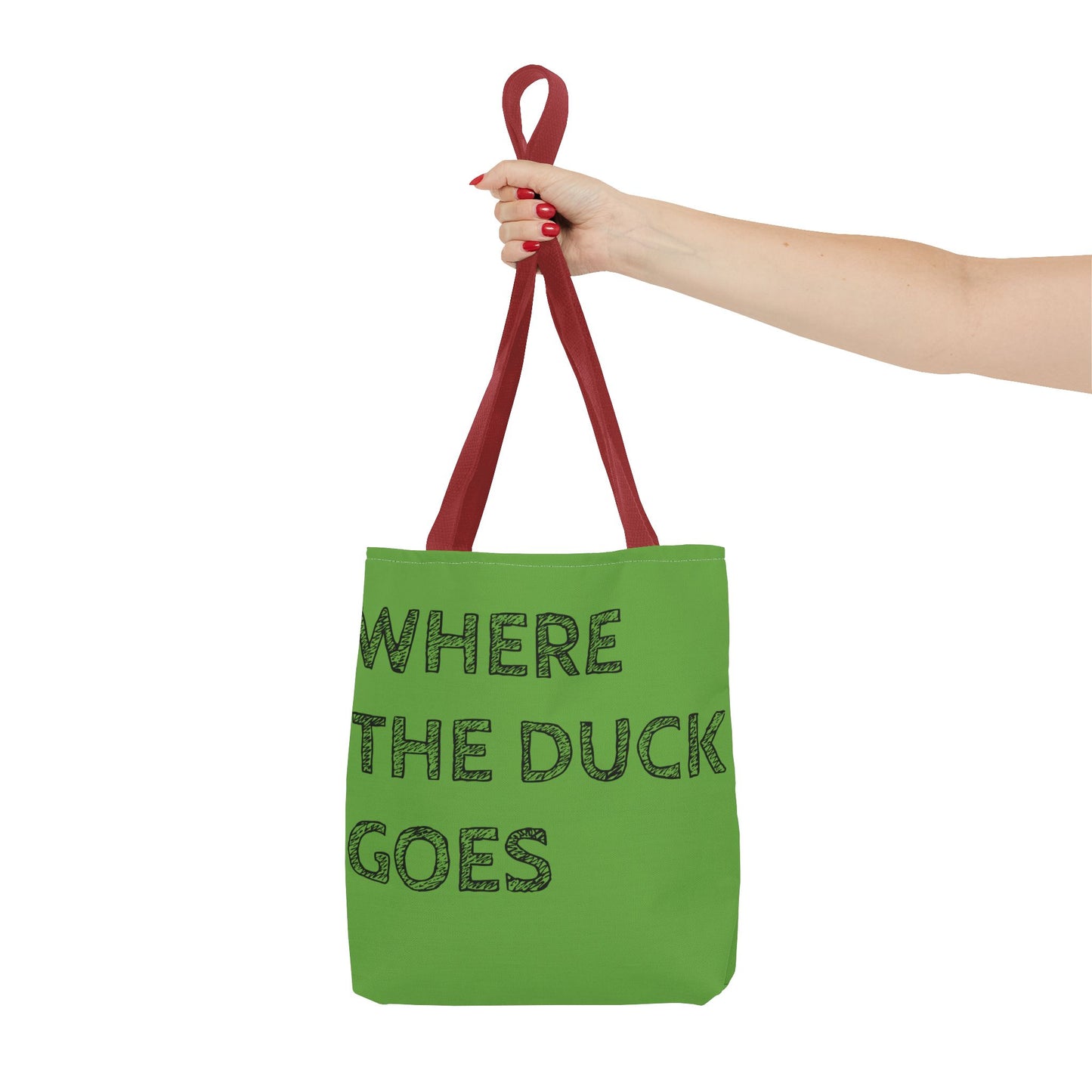 WHERE THE DUCK GOES - Tote Bag (AOP)