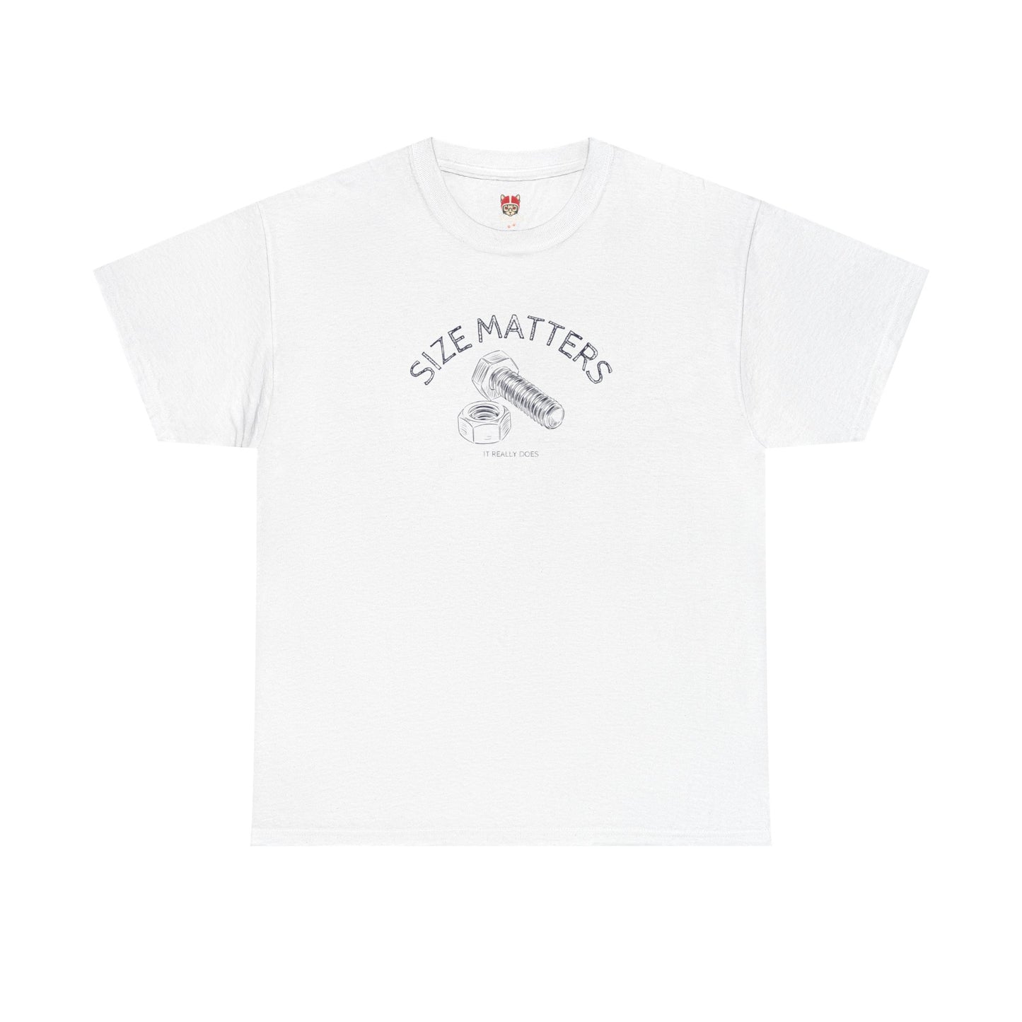 SIZE MATTERS - Unisex Heavy Cotton Tee