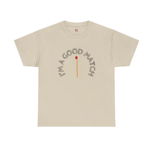 GOOD MATCH - Unisex Heavy Cotton Tee