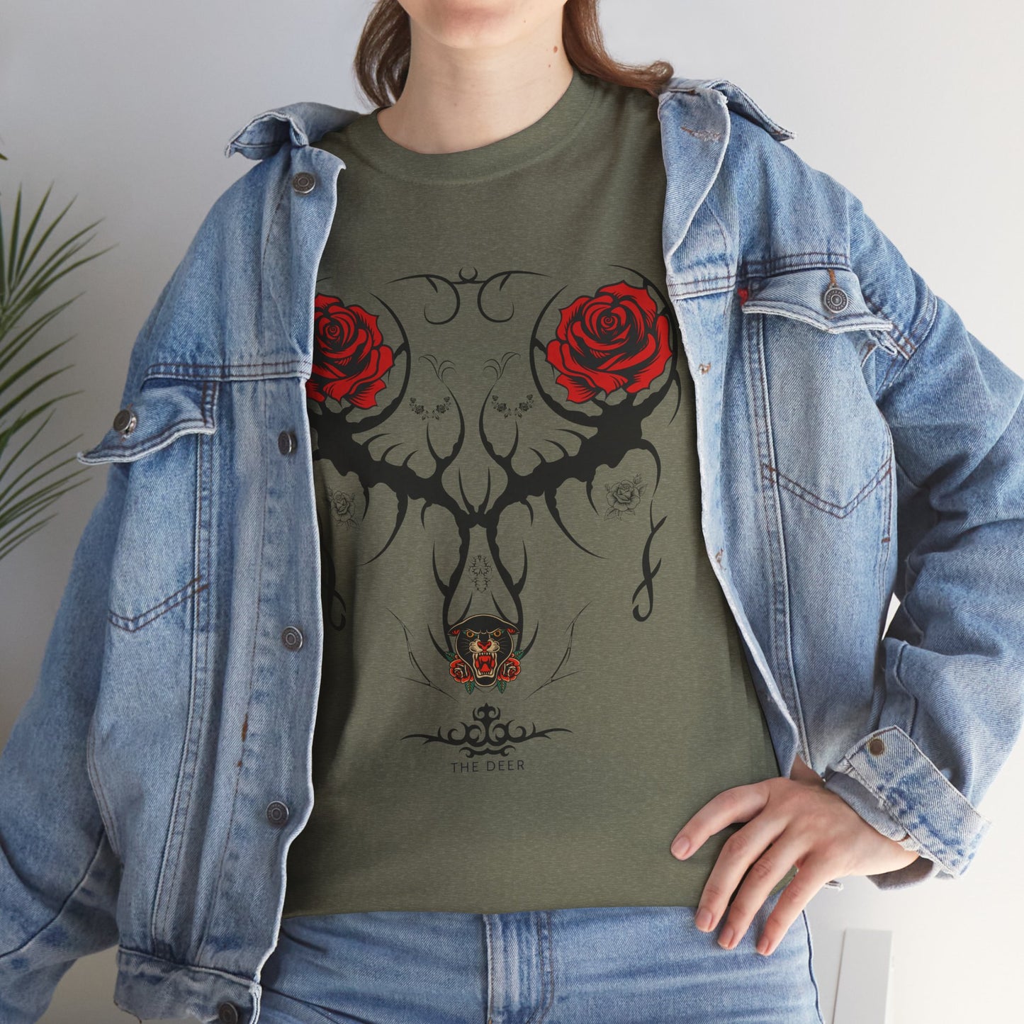 The Deer - Unisex Heavy Cotton Tee