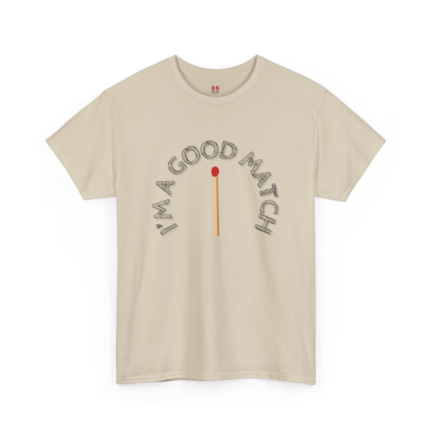 GOOD MATCH - Unisex Heavy Cotton Tee