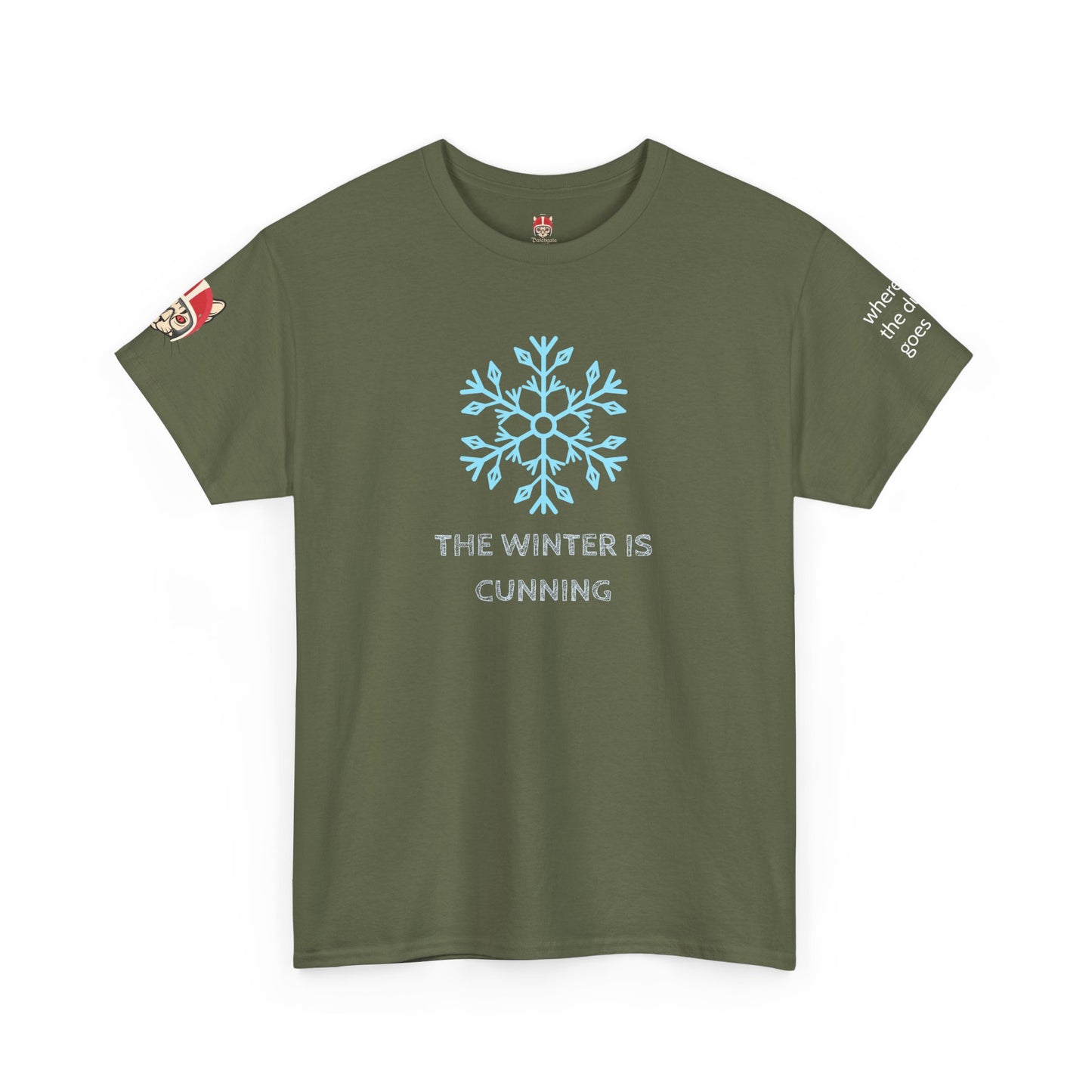 THE WINTER IS CUNNING - Unisex Heavy Cotton Tee