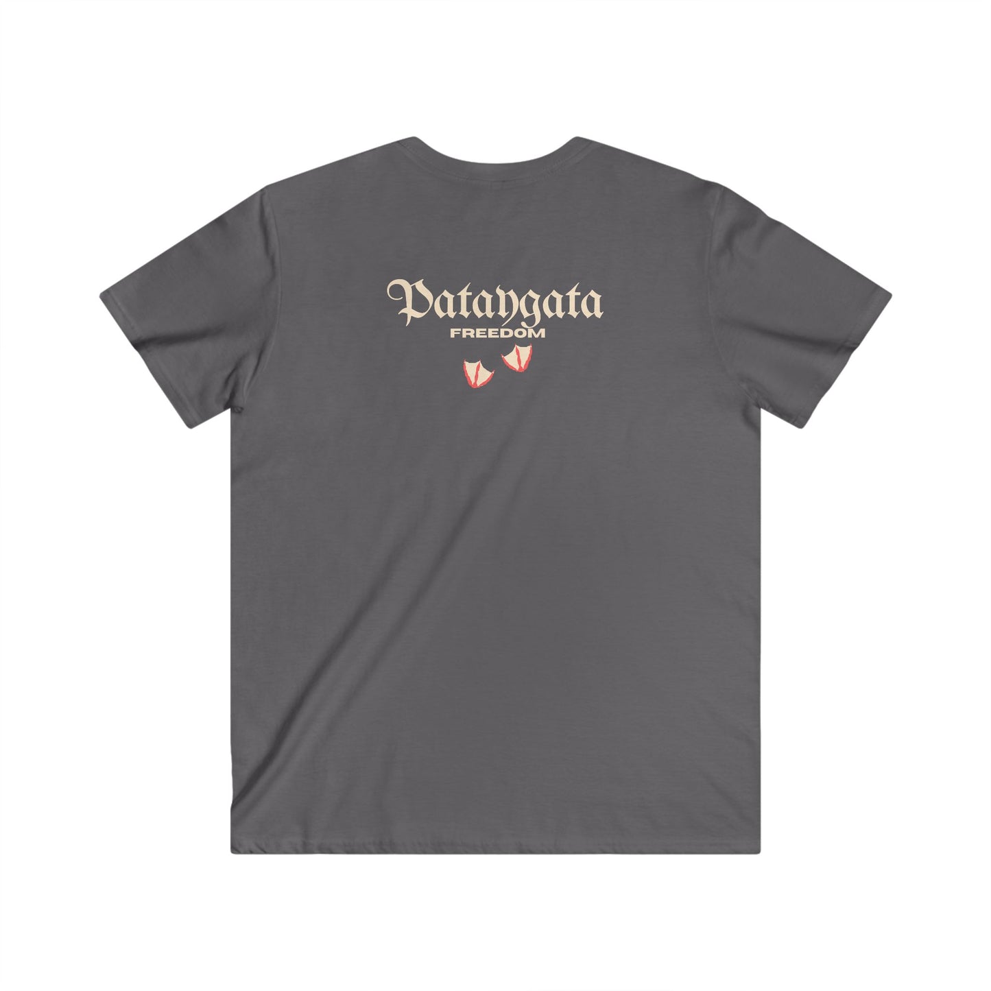 PATAYGATA - Men's Fitted V-Neck Short Sleeve Tee