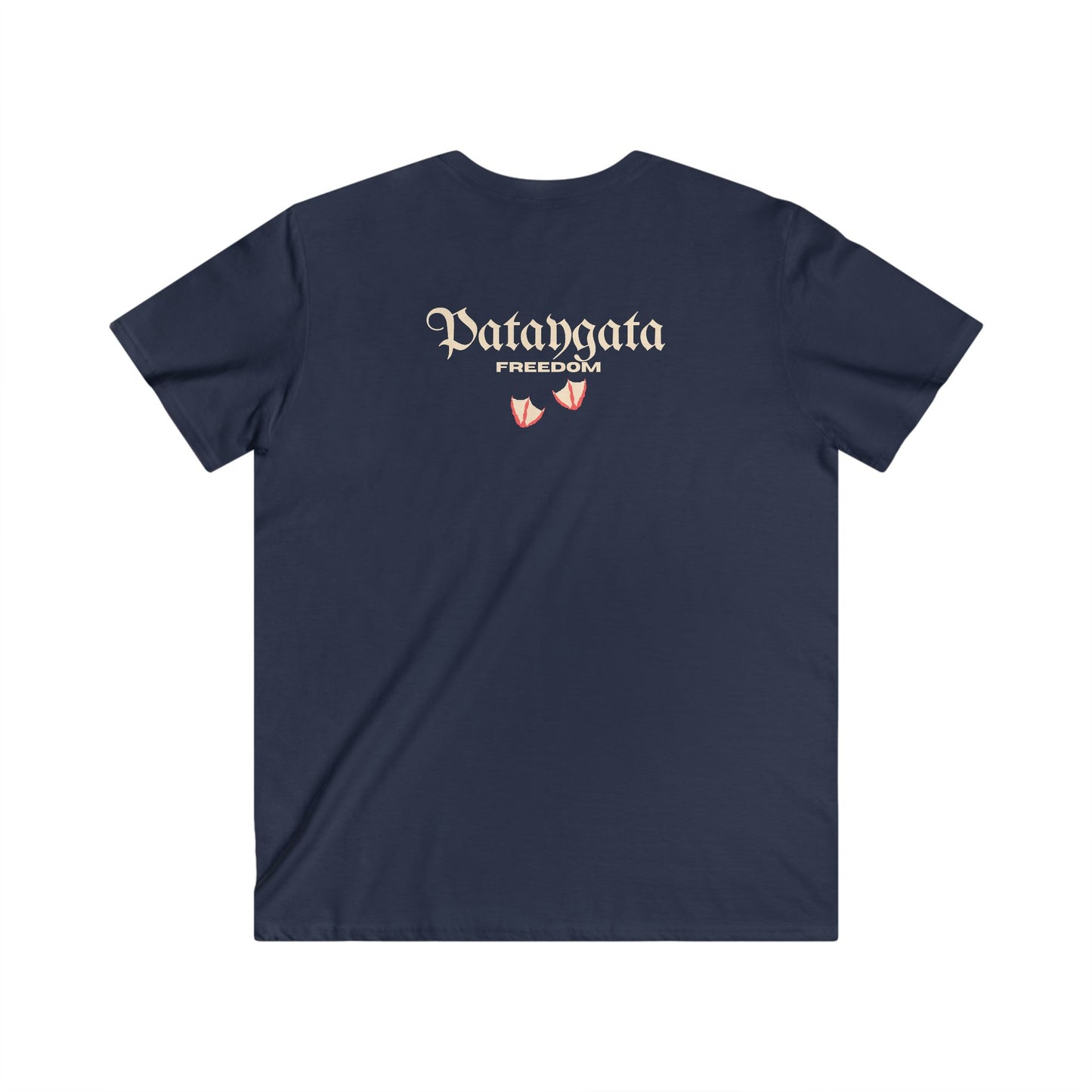 PATAYGATA - Men's Fitted V-Neck Short Sleeve Tee