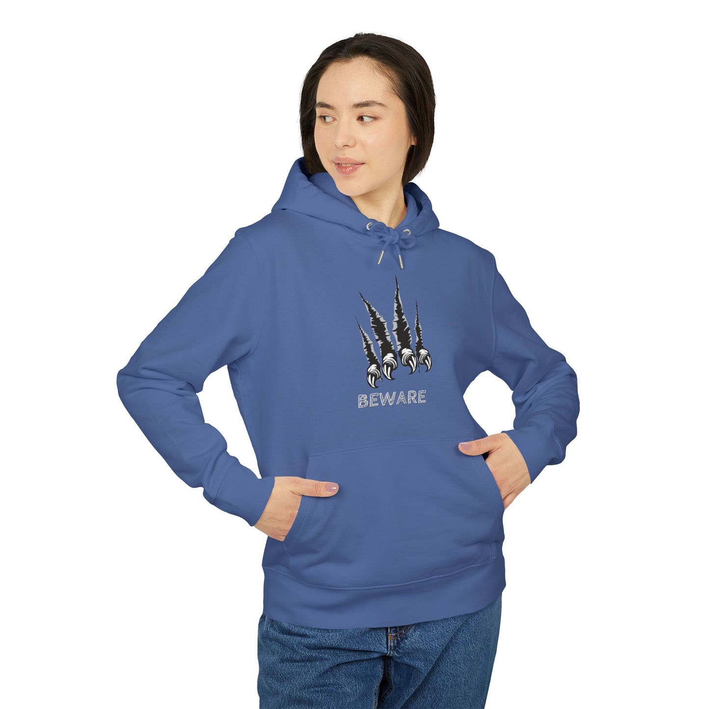 Beware Claw Design Unisex Hoodie - Perfect for Halloween and Everyday Wear