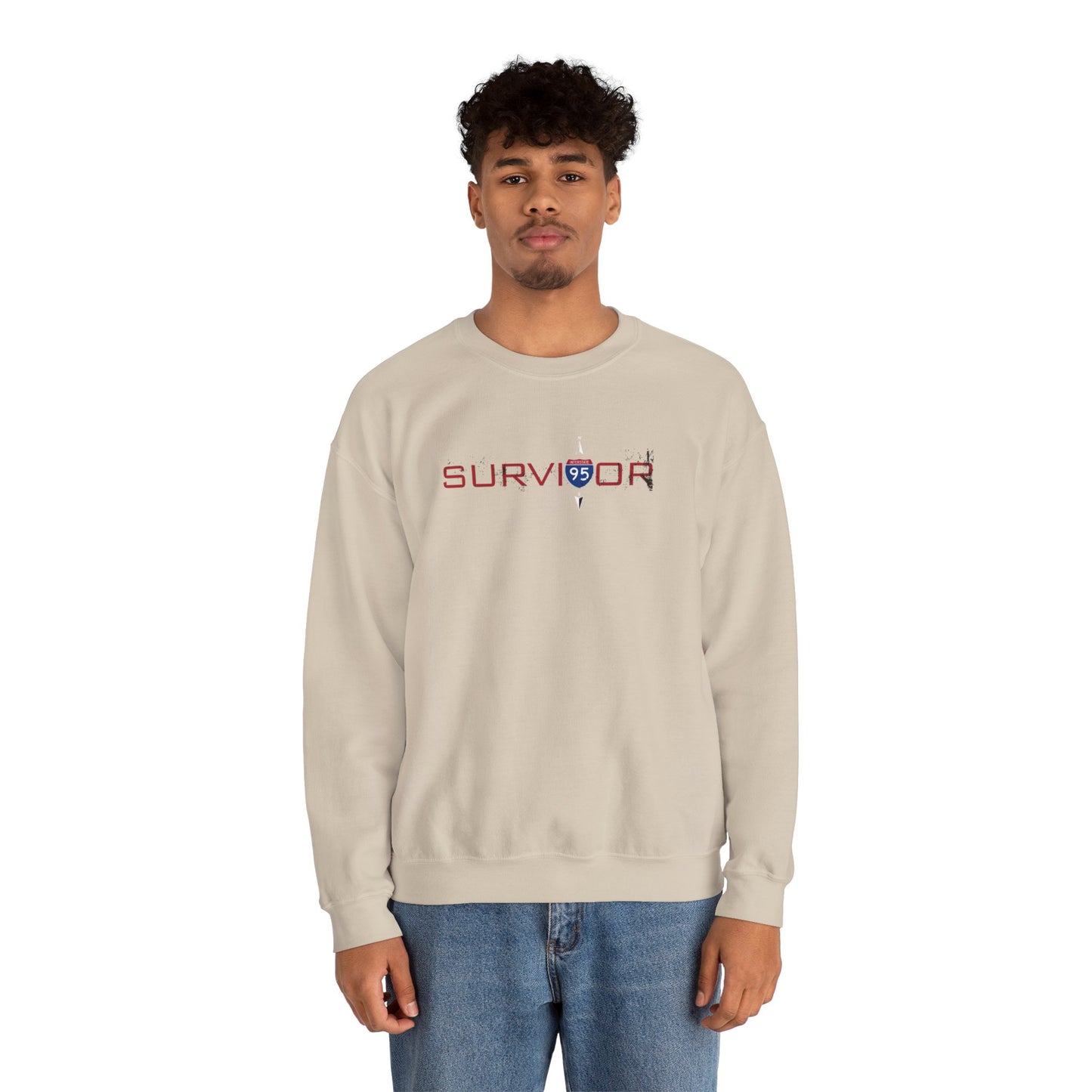 Survivor I-95 Route Patch Crewneck Sweatshirt