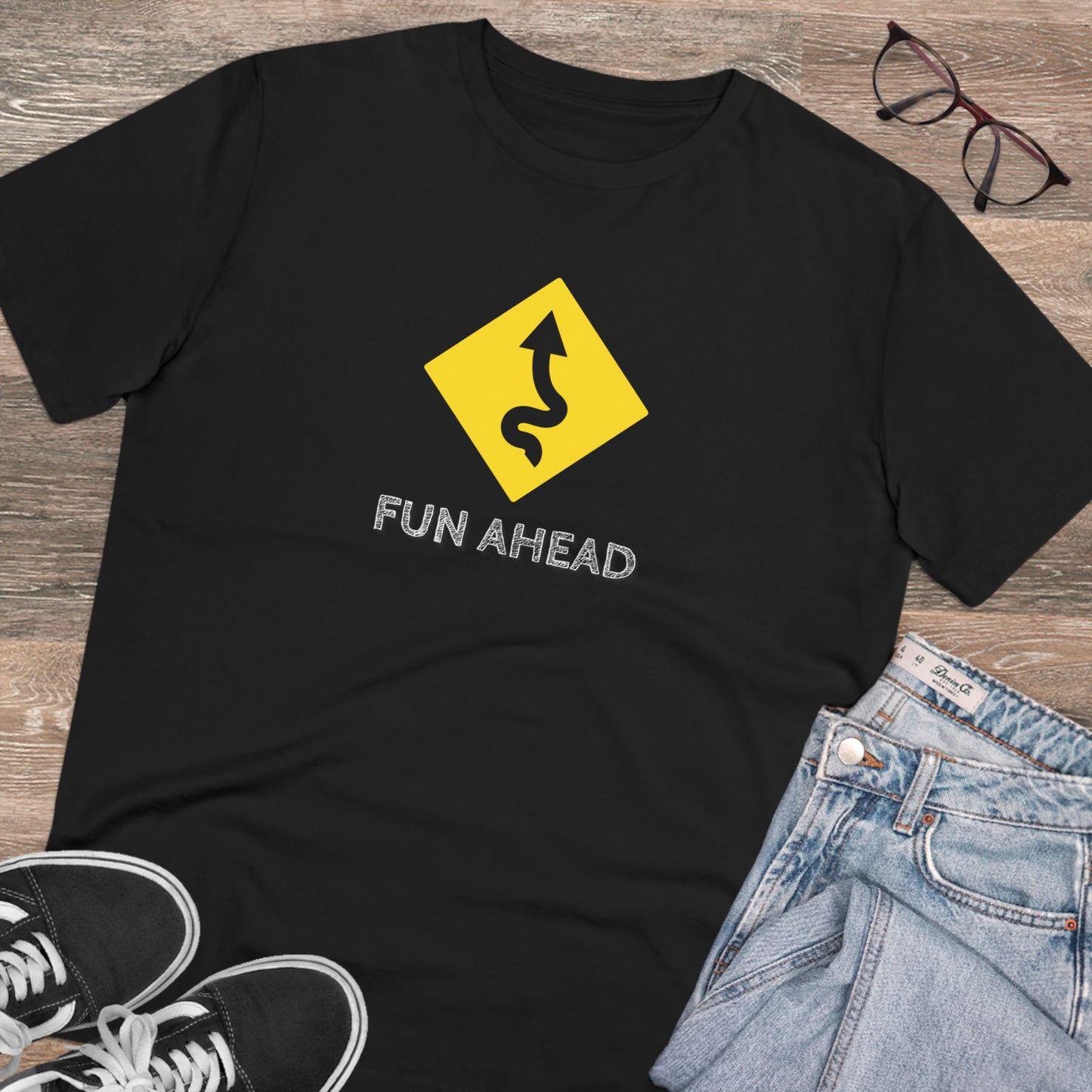 FUN AHEAD - Organic T-shirt - Unisex