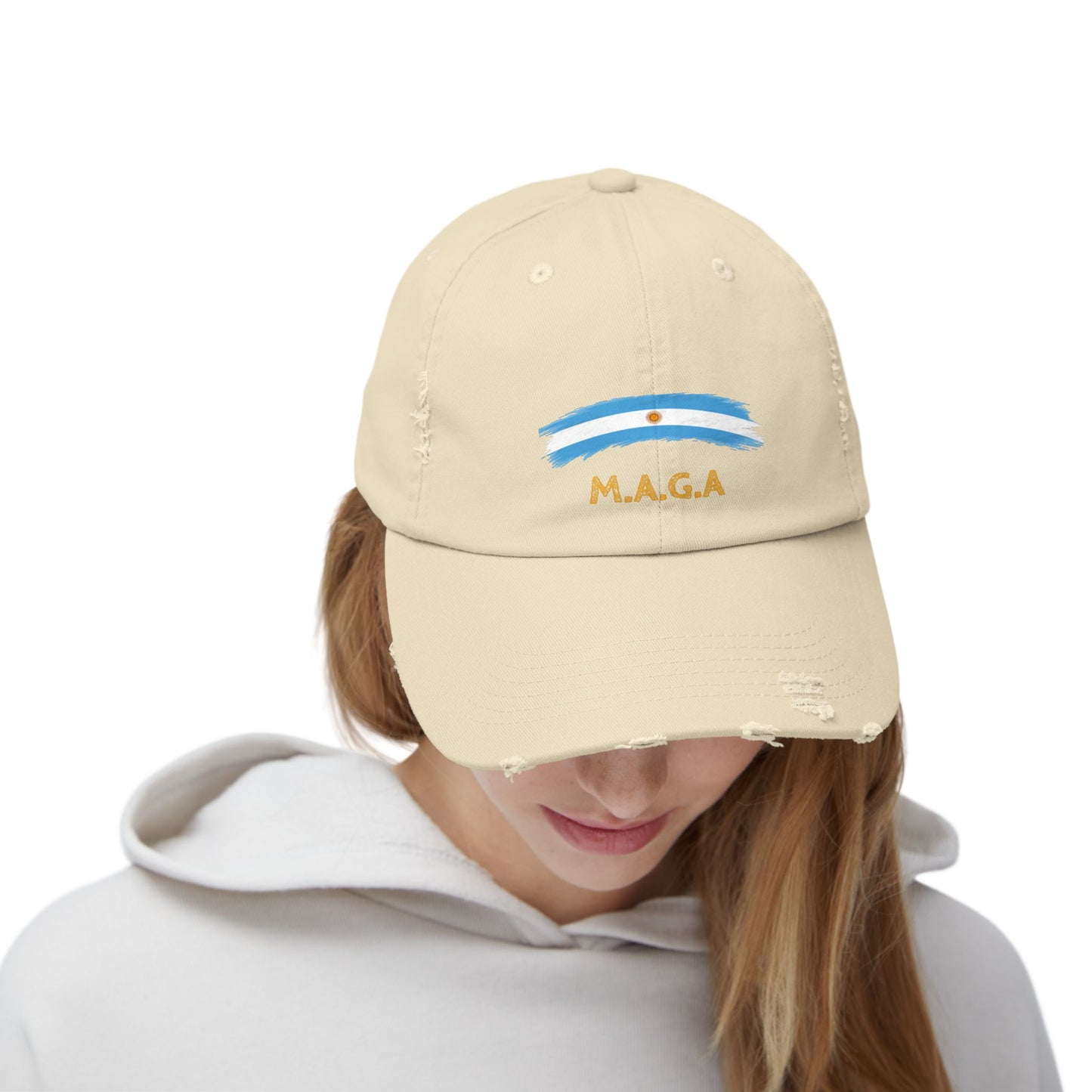 MAGA - Unisex Distressed Cap