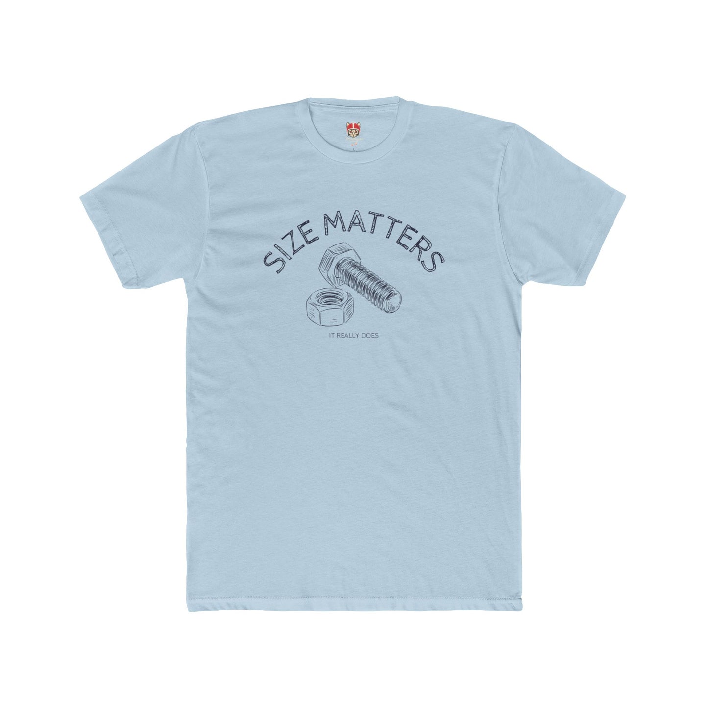 SIZE MATTERS - Unisex Cotton Crew Tee