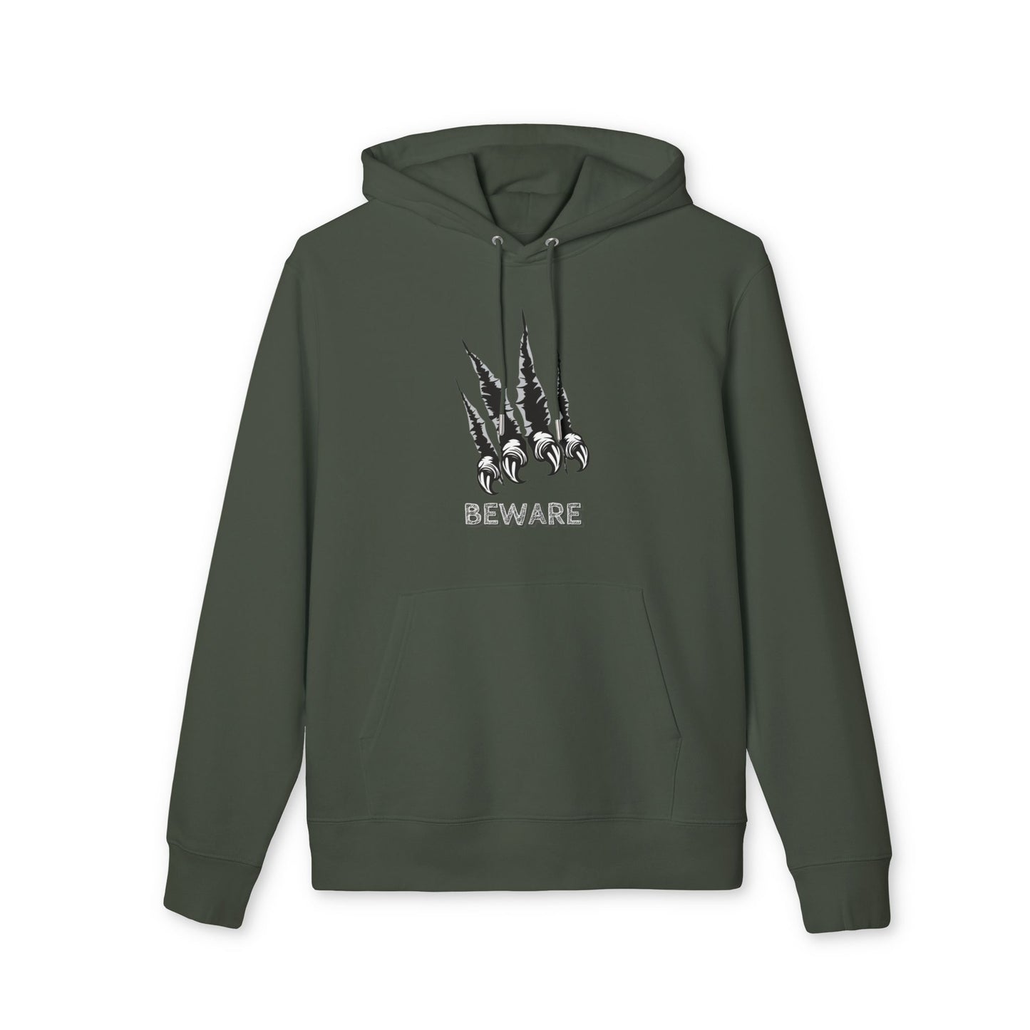 Beware Claw Design Unisex Hoodie - Perfect for Halloween and Everyday Wear