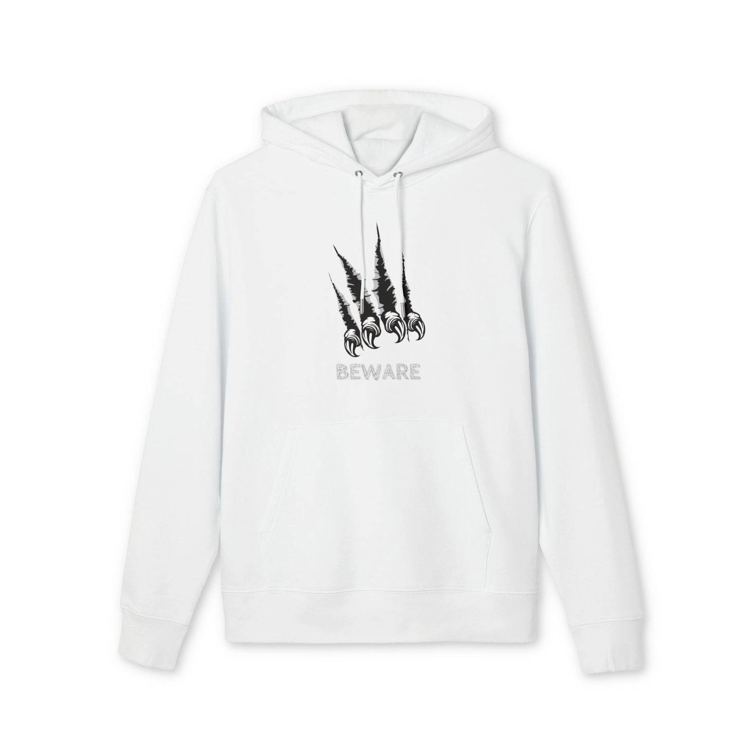 Beware Claw Design Unisex Hoodie - Perfect for Halloween and Everyday Wear