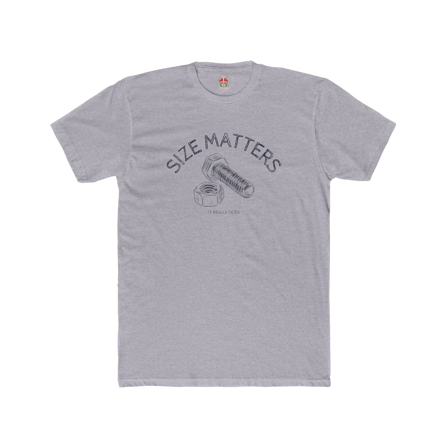 SIZE MATTERS - Unisex Cotton Crew Tee