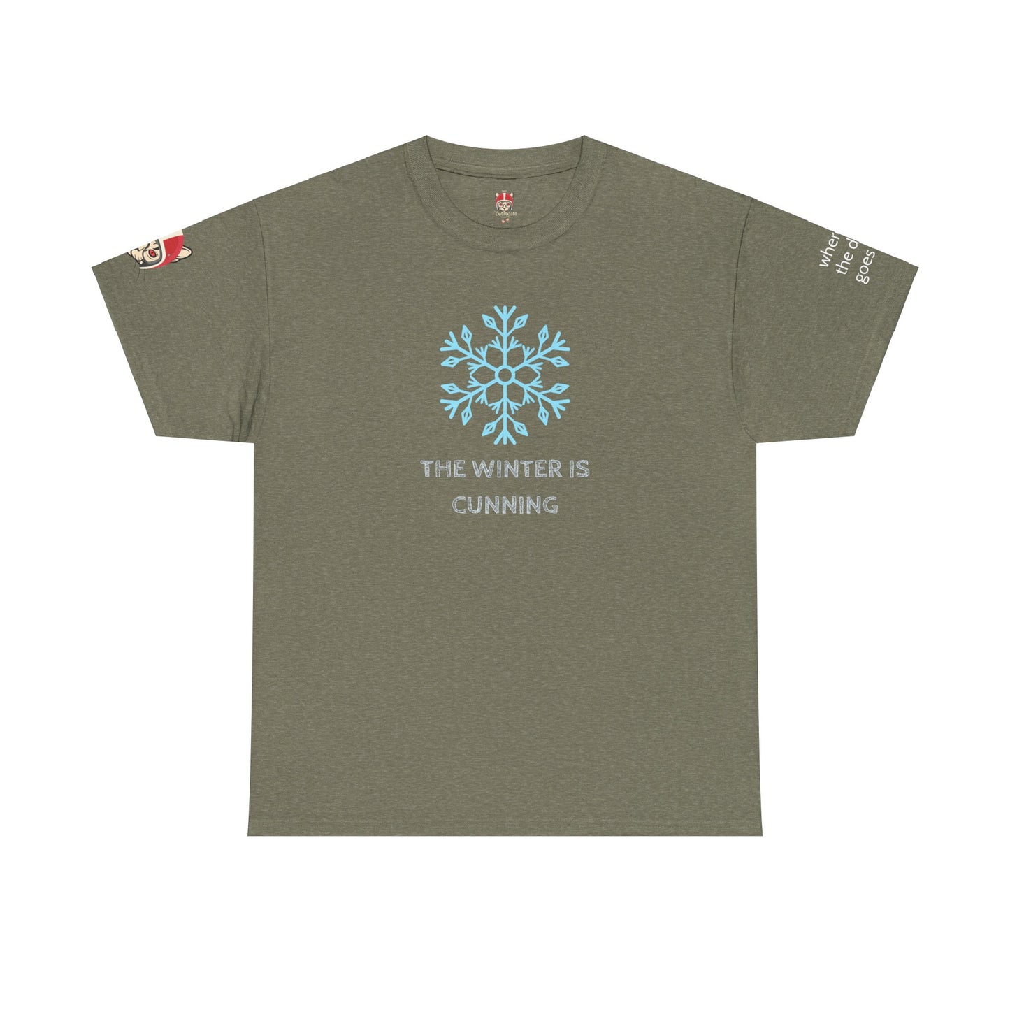 THE WINTER IS CUNNING - Unisex Heavy Cotton Tee