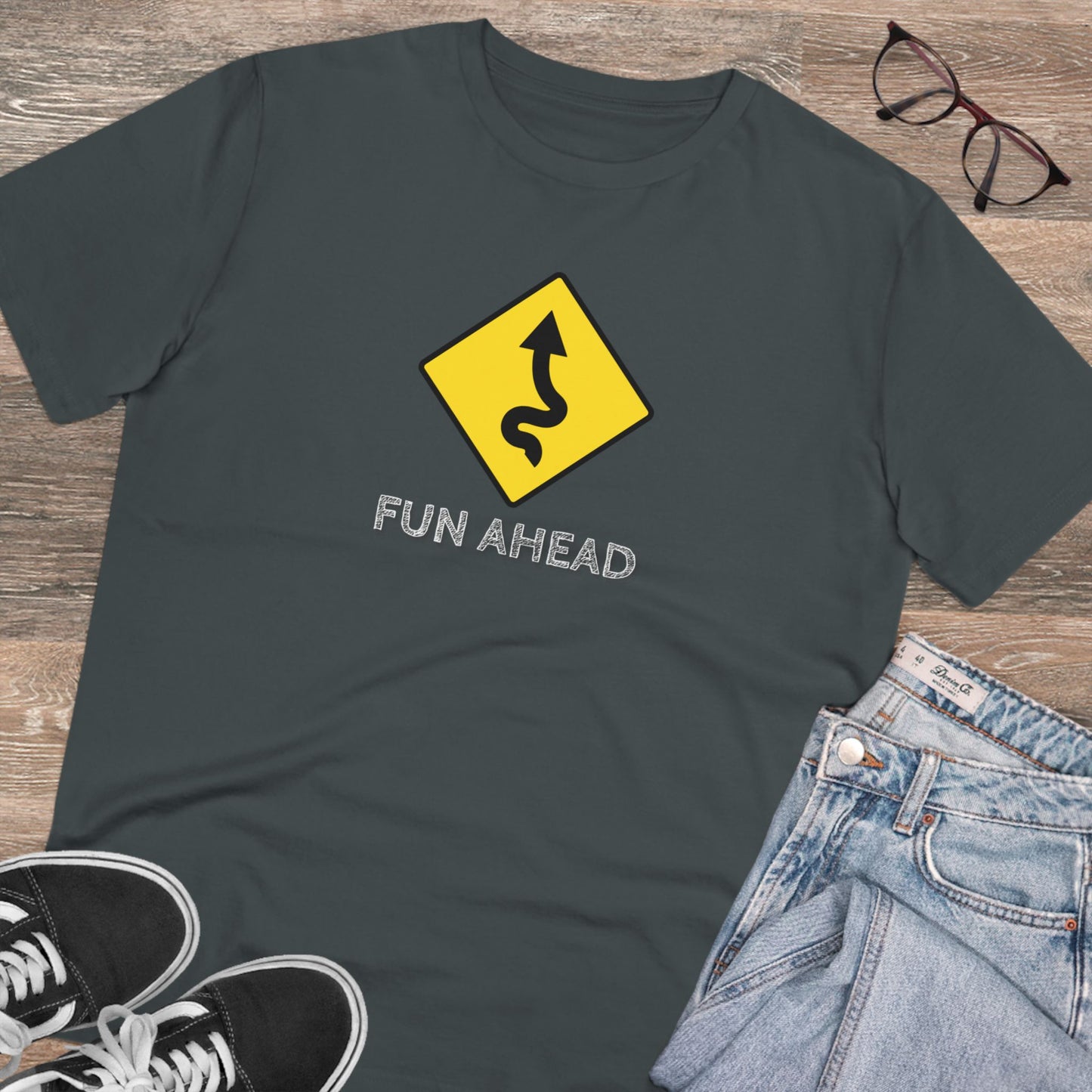 FUN AHEAD - Organic T-shirt - Unisex