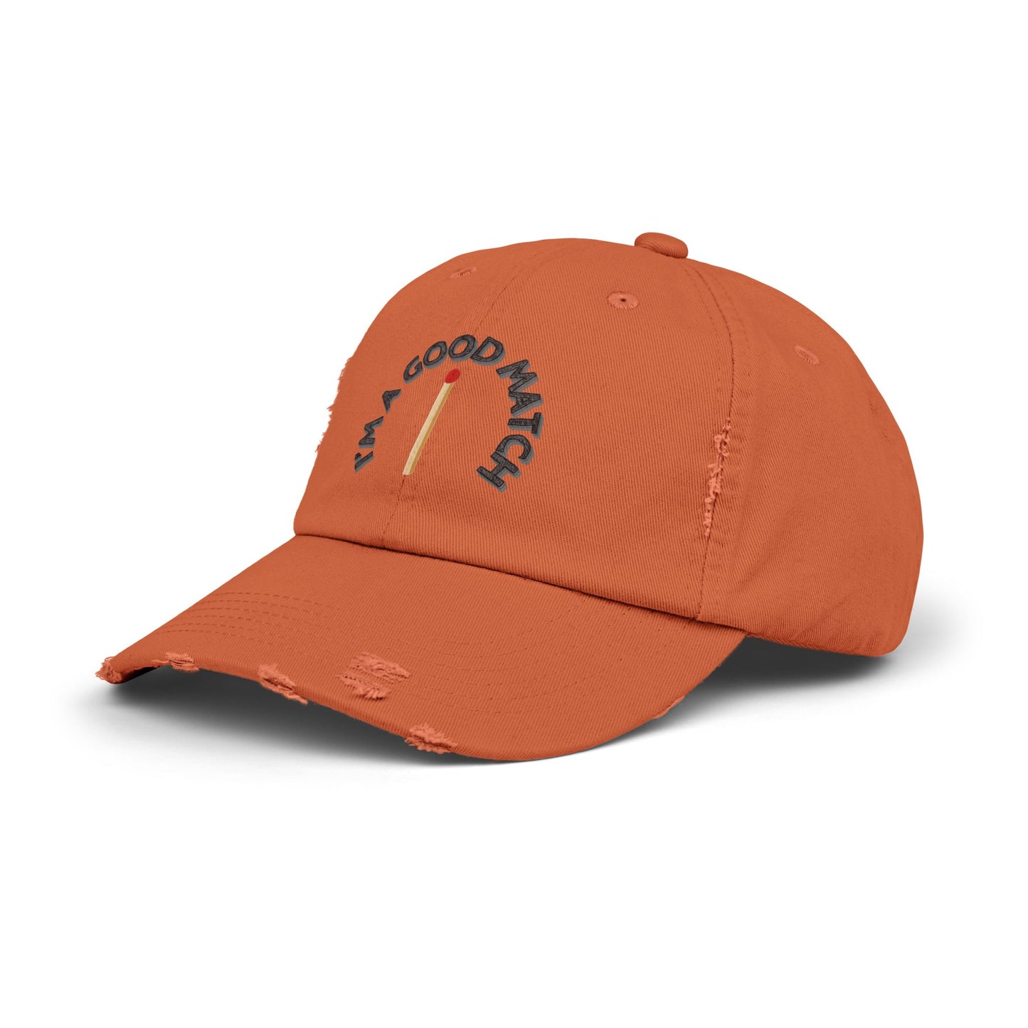 GOOD MATCH  - Unisex Distressed Cap