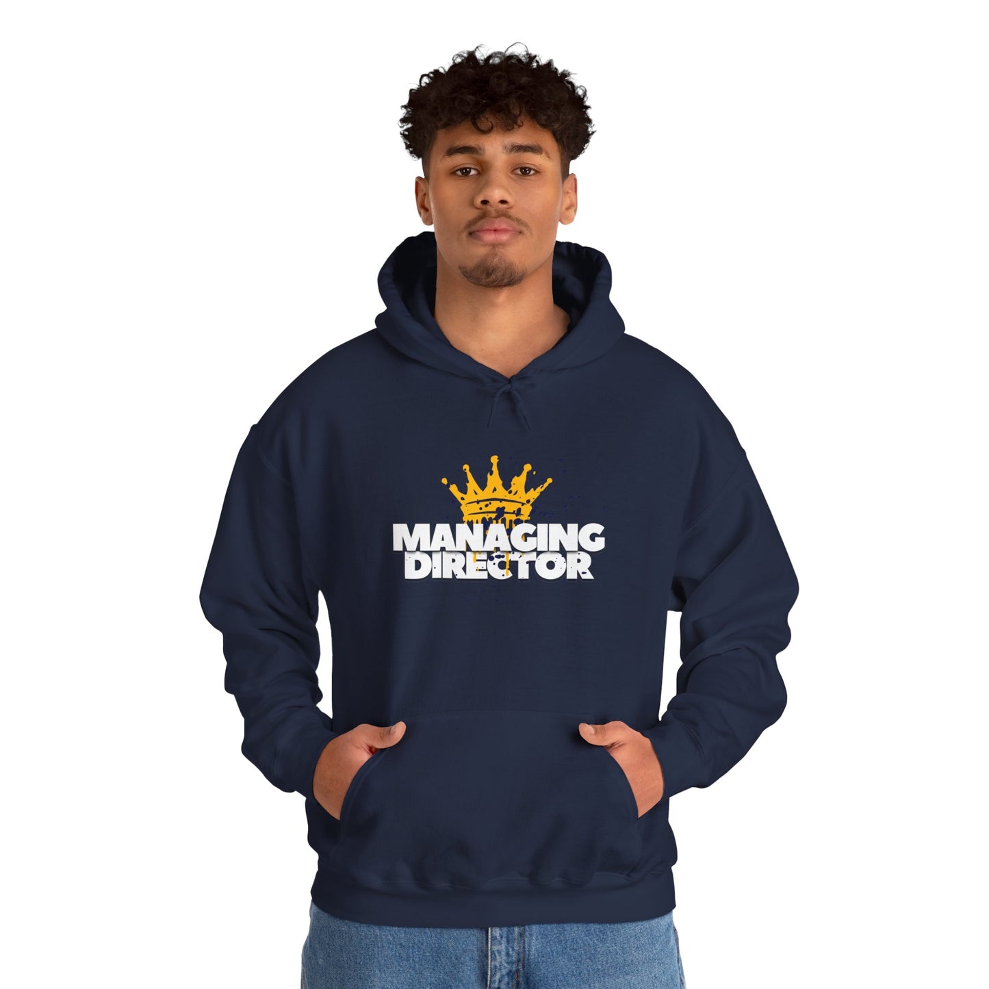 Managing Director Crown Hoodie — Leadership Sweatshirt for Bosses & Executives