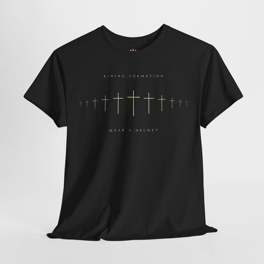 Wear a helmet - Unisex Heavy Cotton Tee